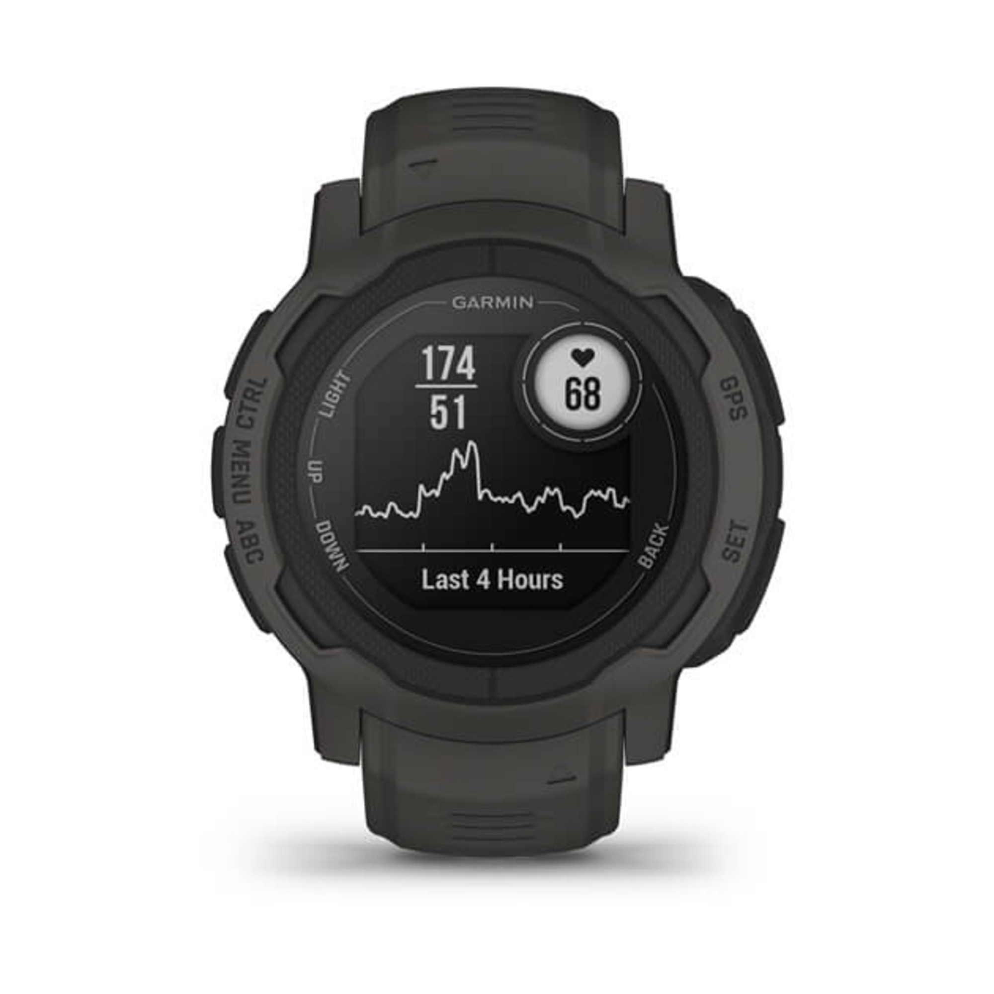 Instinct 2 2,29  (0.9 ) Mip 45 Mm Graphite Gps (Satellite) - Neuf