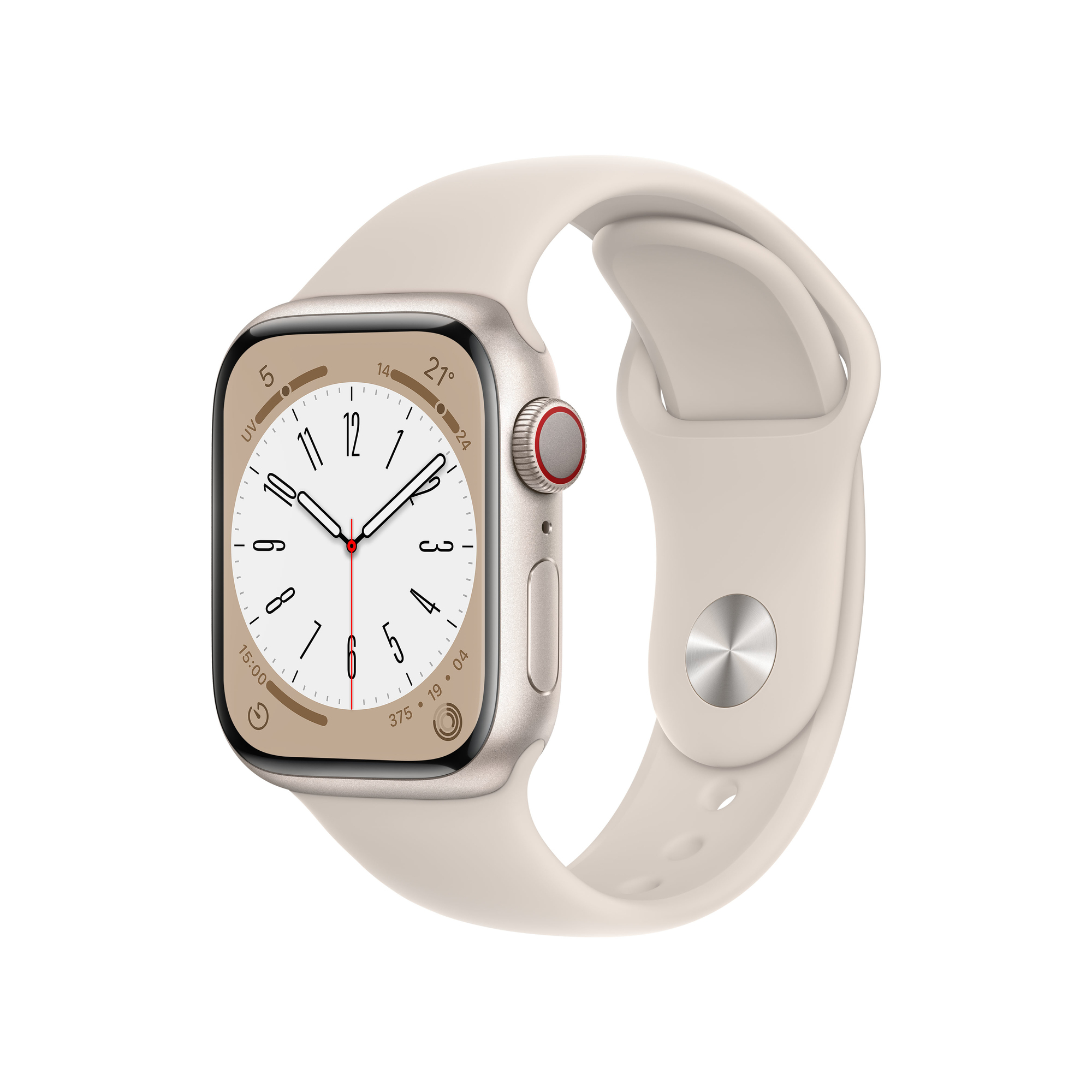 Acheter Watch Series 8 OLED 41 mm - Boîtier en Aluminium Lumière stellaire - GPS + Celullar - Bracelet Sport - Lumière stellaire - Bon état Bon état - 230,00 € Watch Series 8 OLED 41 mm - Boîtier en Aluminium Lumière stellaire - GPS + Celullar - Bracelet Sport - Lumière stellaire - Bon état Bon état - Apple reconditionné disponible sur Pixmania