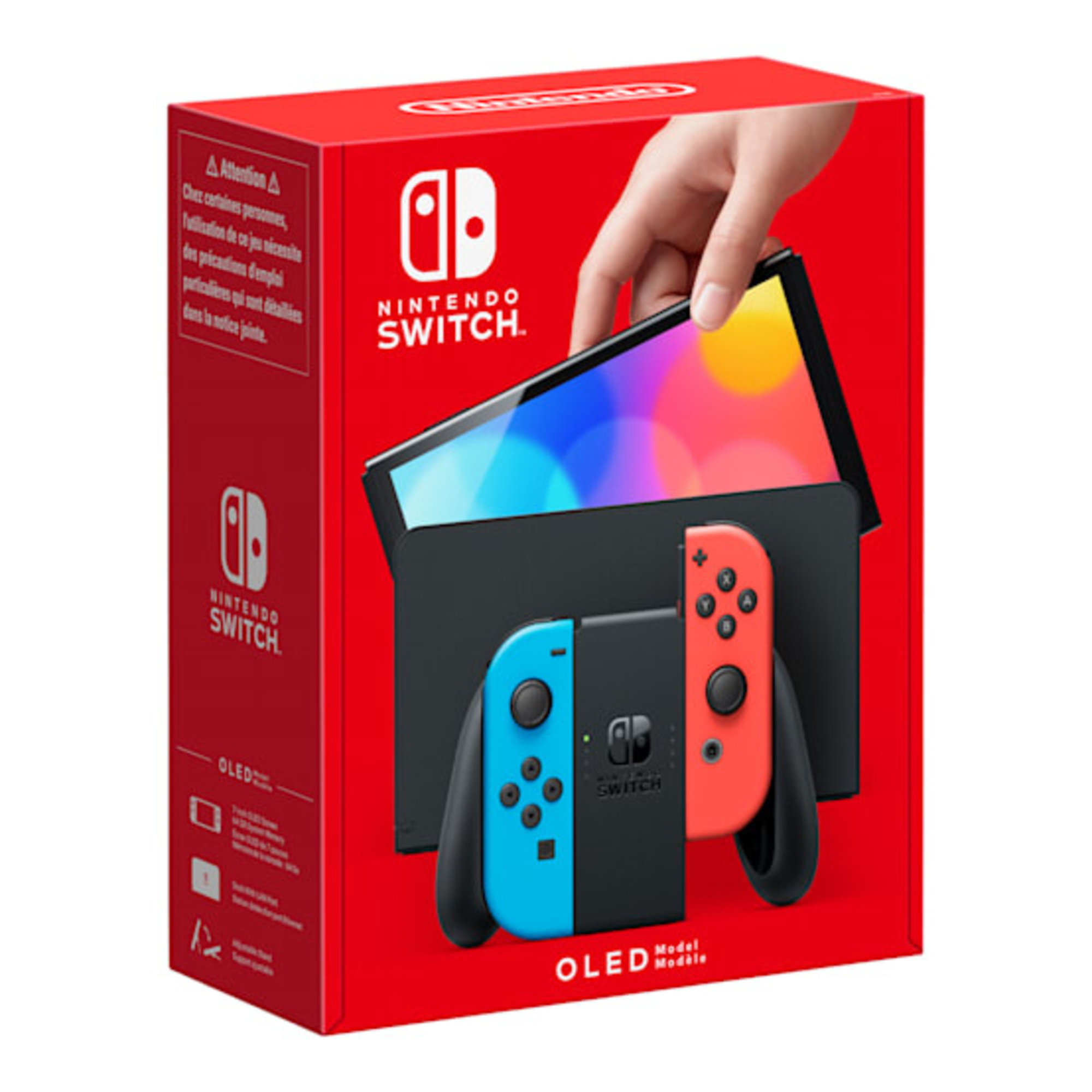 Switch OLED & Switch Sports console de jeux portables 17,8 cm (7 ) 64 Go Écran tactile Wifi Noir, Bleu, Rouge - Excellent état