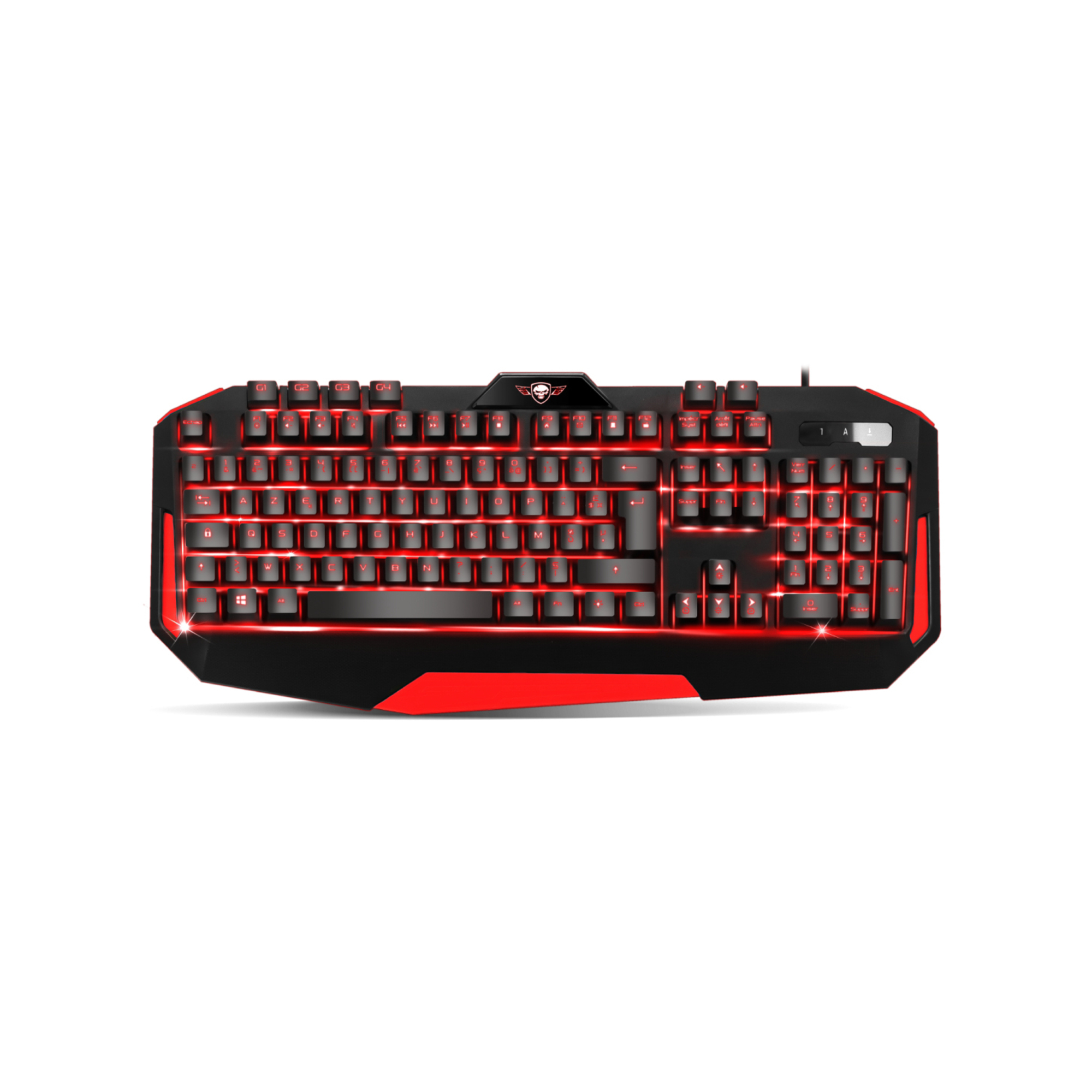 Spirit of Gamer Pro MK3 clavier Souris incluse Jouer USB AZERTY Noir - Neuf