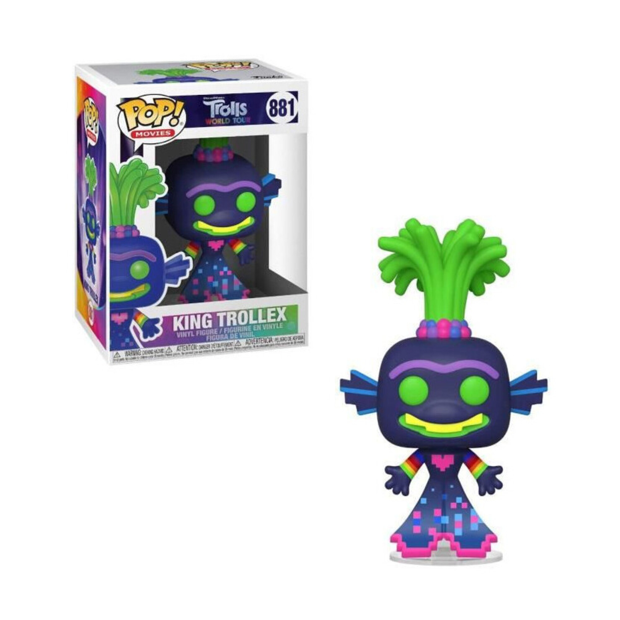 Trolls World Tour King Trollex - vue 2