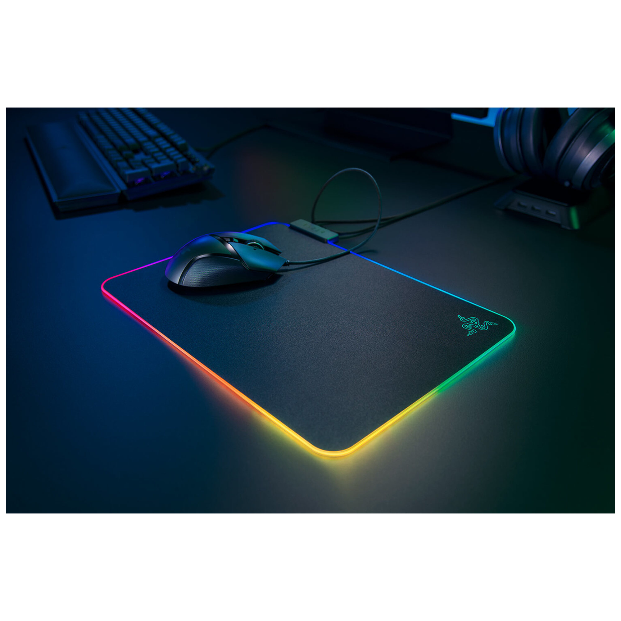 Razer Firefly V2 Tapis de souris de jeu Noir - Neuf