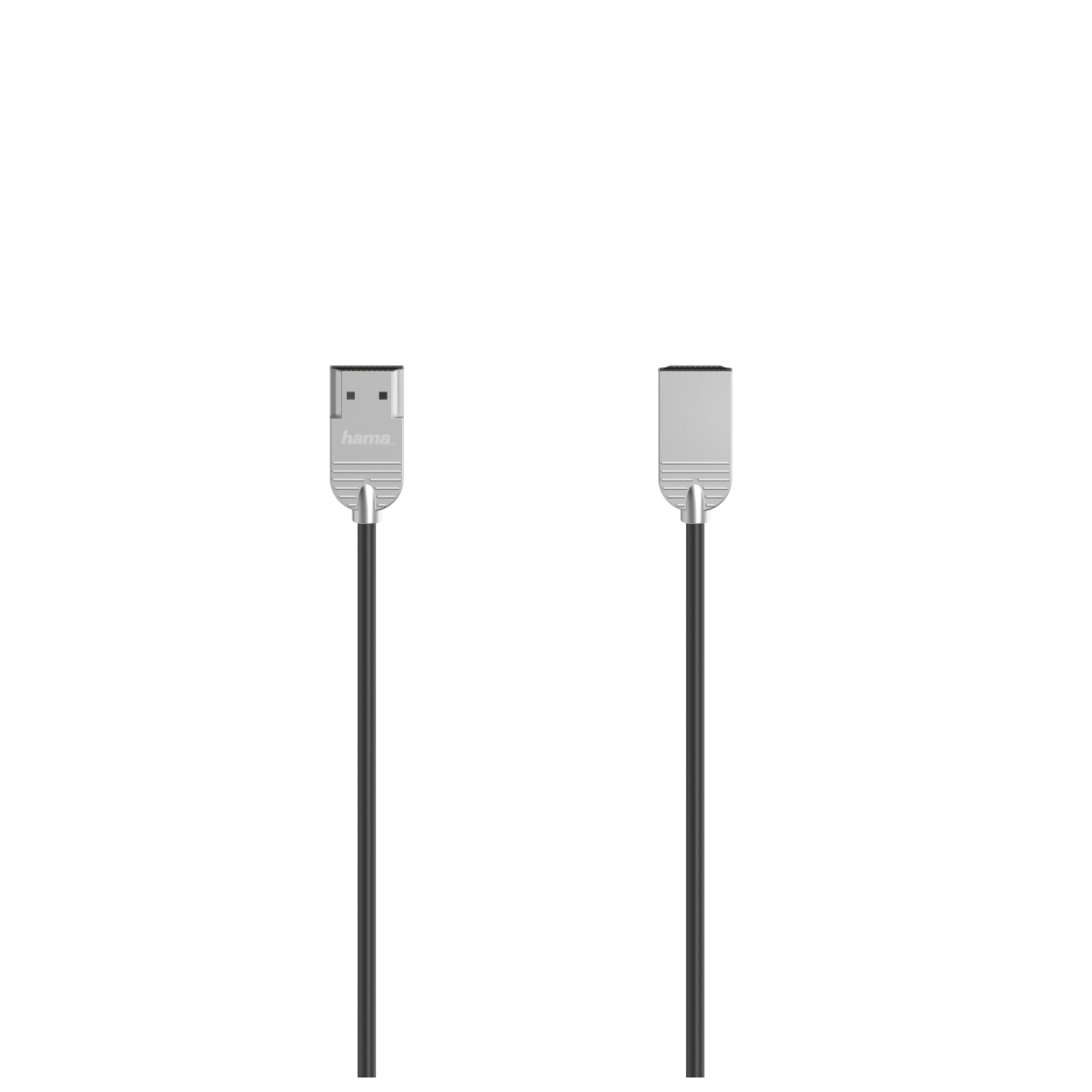 HAMA C&acirc;ble hdmi hte vit. ""ultra-slim"", 4k, f. M&acirc;le - f. M&acirc;le, ethernet, 1m