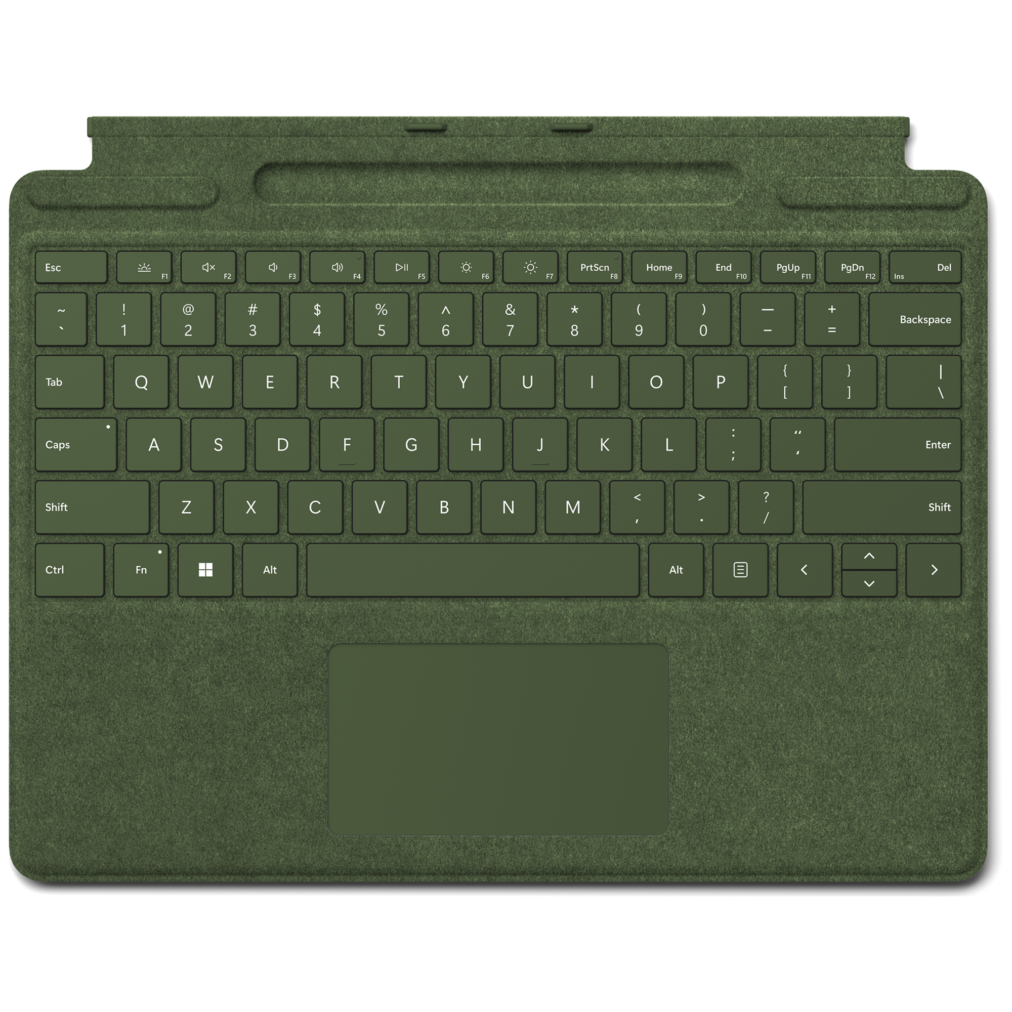 Microsoft Surface Pro Signature Keyboard avec stockage pem pour Surface Pro 8 9 X QWERTY italien Forêt