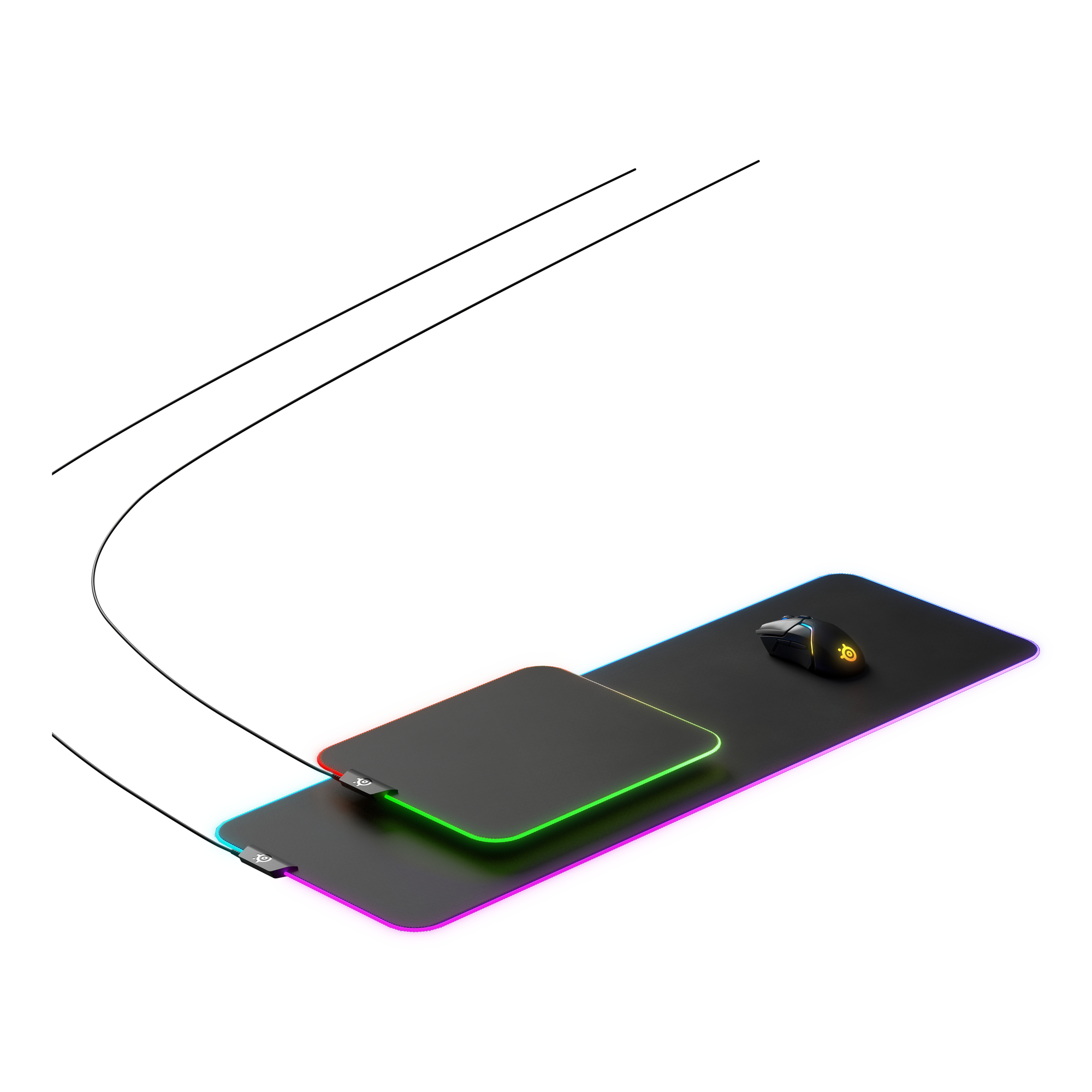 Steelseries QcK Prism Cloth XL Tapis de souris de jeu Noir - Neuf