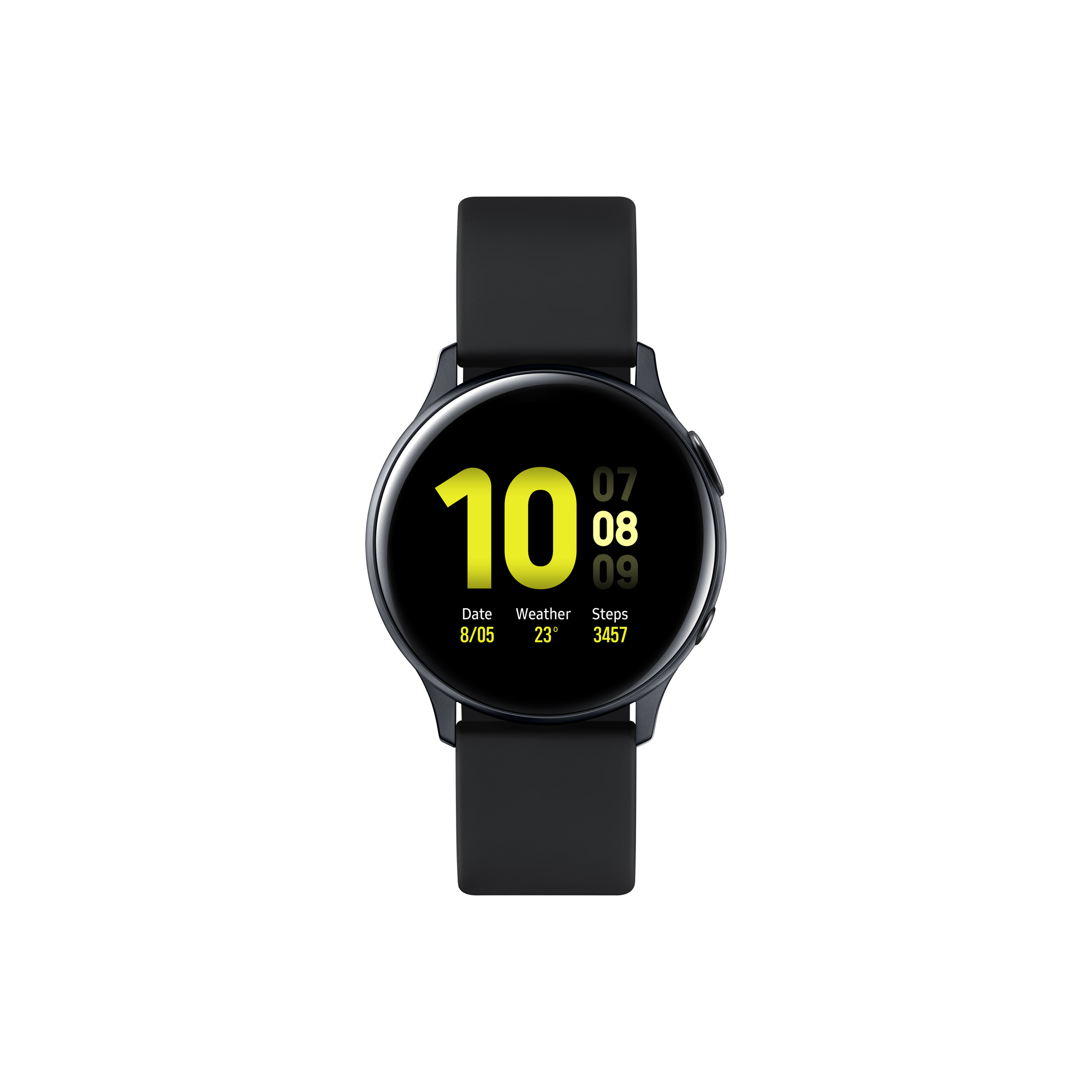 Galaxy Watch Active2 40mm - Boitier en Aluminium Noir - Bluetooth - Bracelet Noir - Bon état