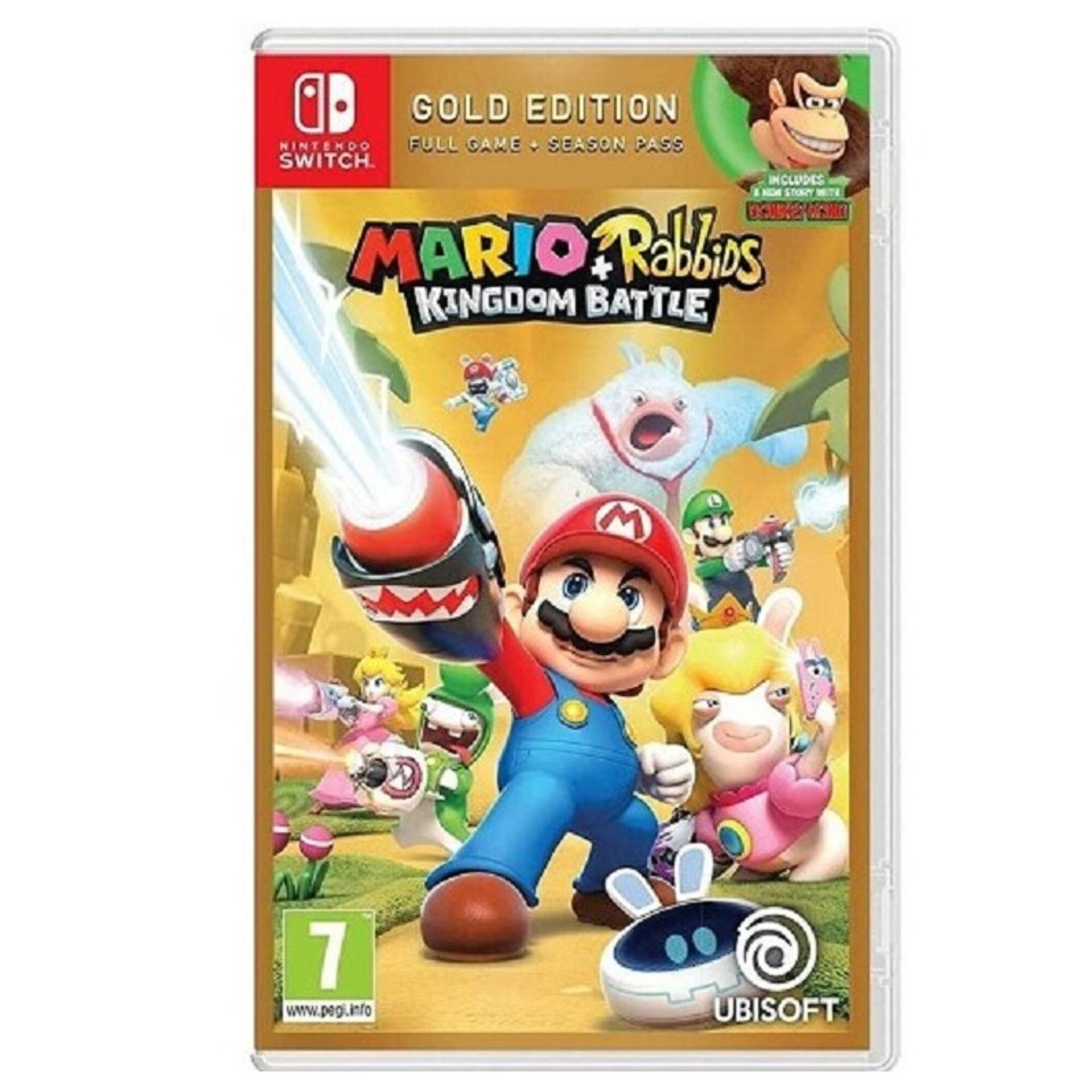 Nintendo Mario + The Lapin Crétins Kingdom Battle - Edition Gold - Neuf