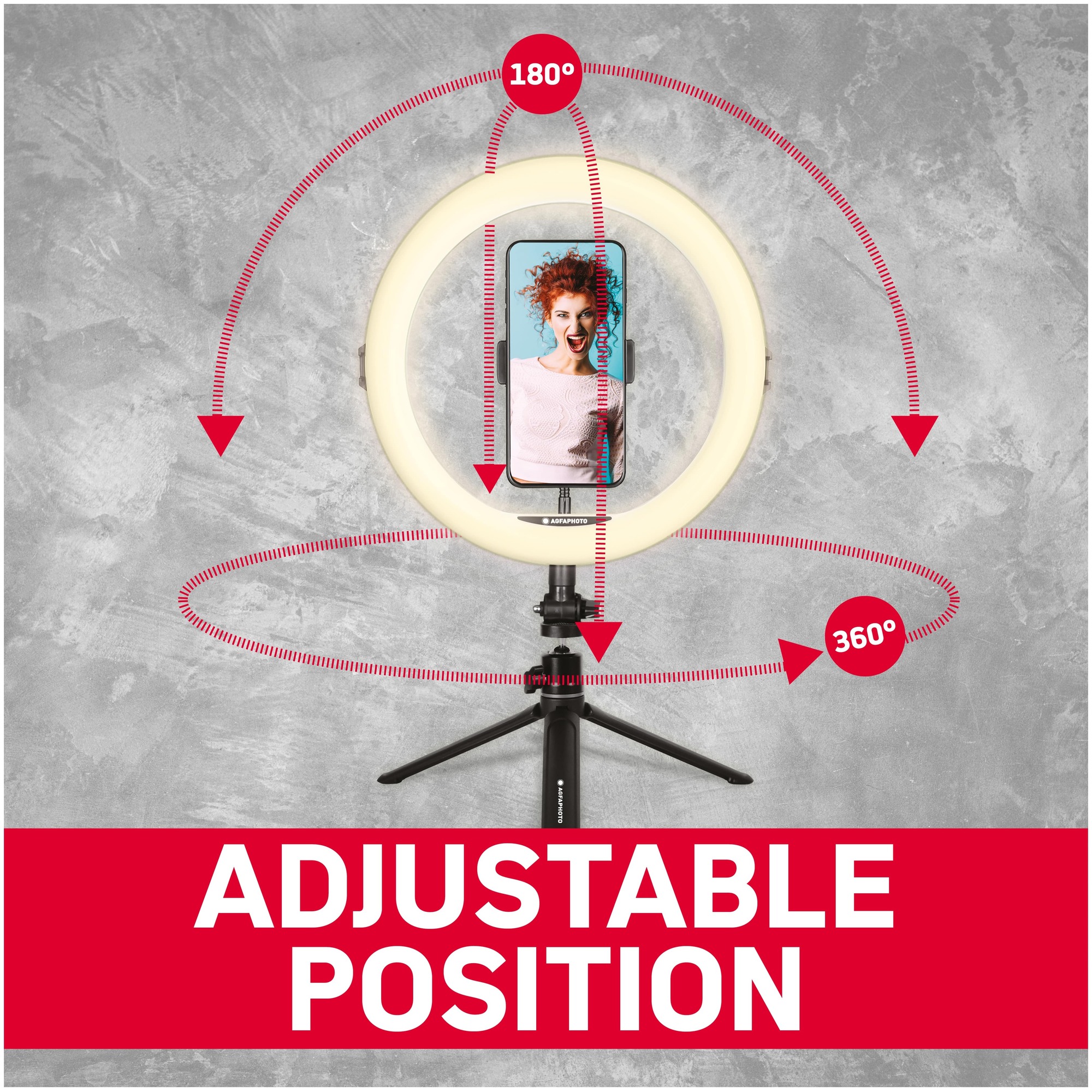 ARL11 Trépiéd de table + Anneau LED - vue 5