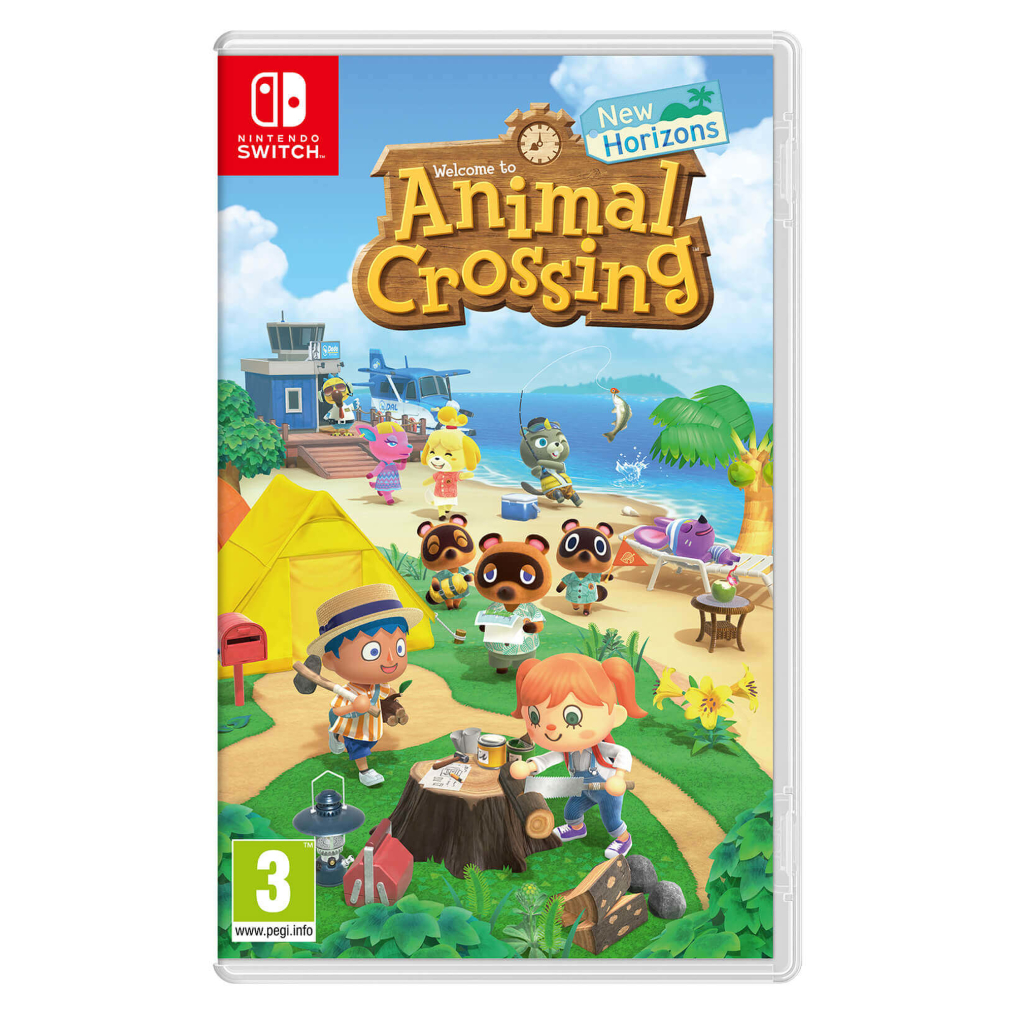 Switch Lite + Animal Crossing: New Horizons Pack + NSO 3 months (Limited) - Console de jeux portables 14 cm (5.5 ) 32 Go Écran tactile Wifi, Corail - Bon état