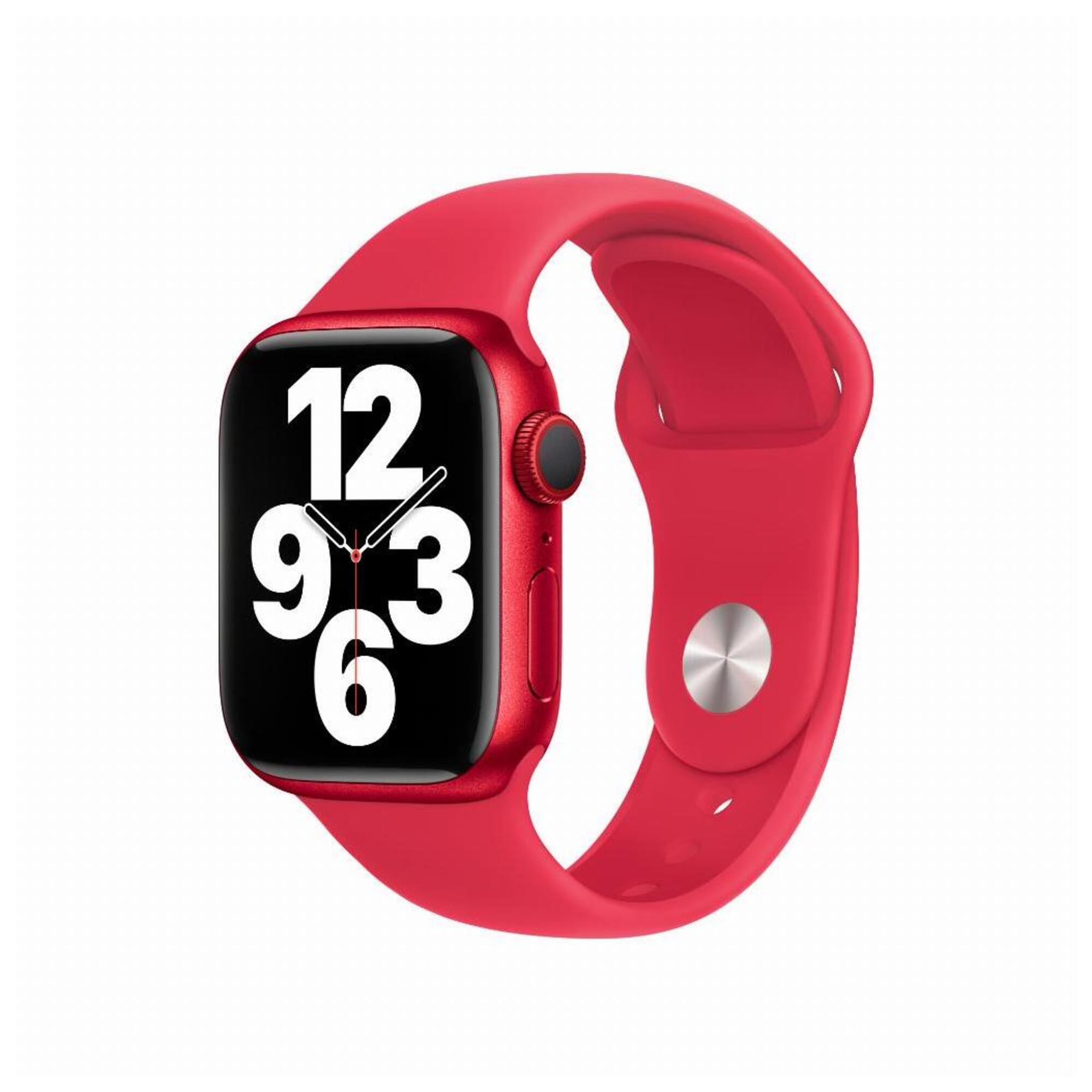 Apple MP6Y3ZM/A accessoire intelligent à porter sur soi Bande Rouge Fluoroélastomère - Neuf
