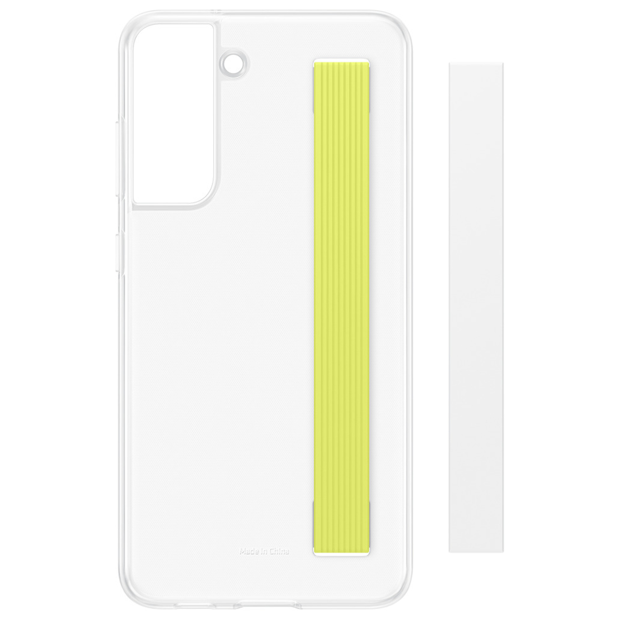 Coque transparente Samsung G S21FE avec lanière avec lanière Blanche Samsung - Neuf