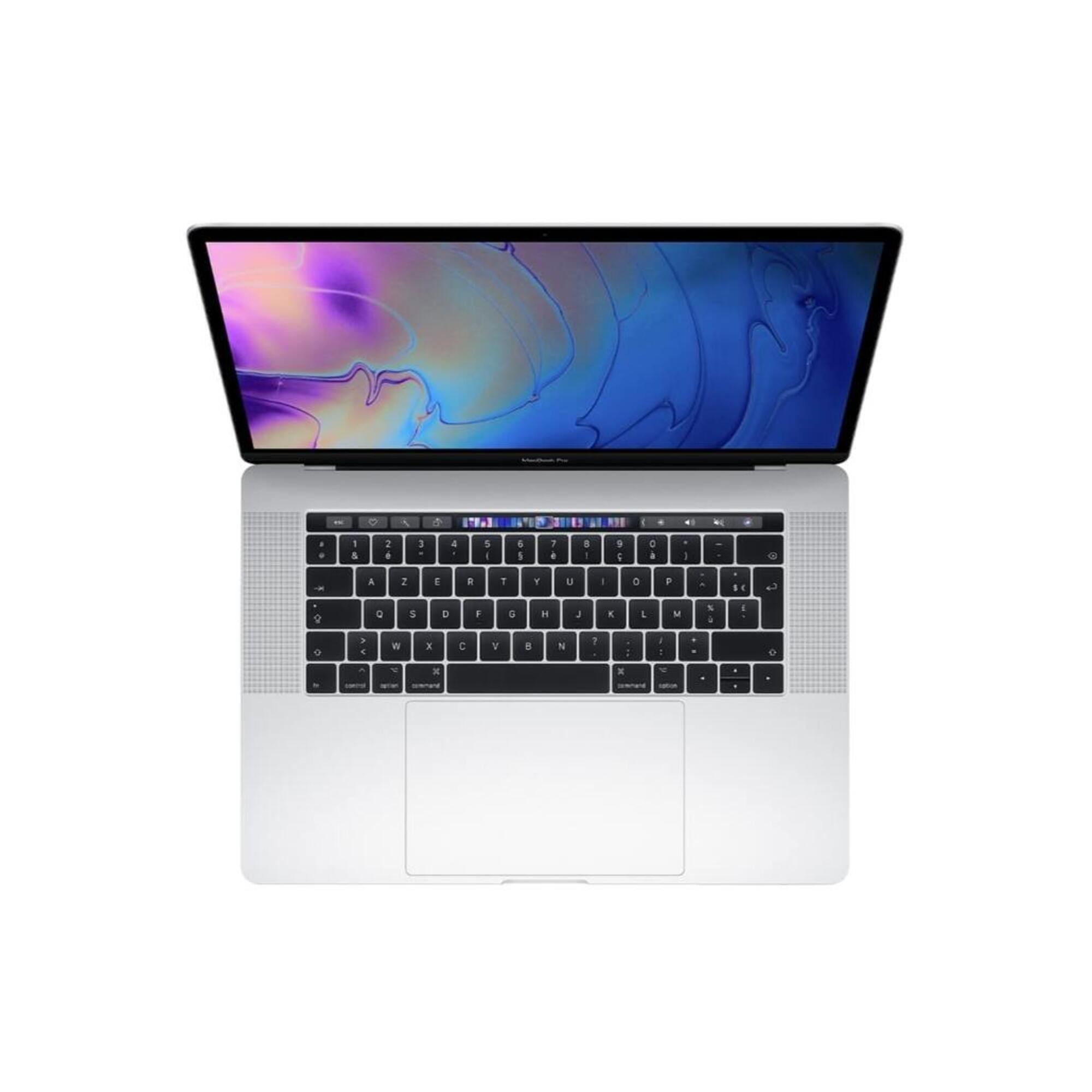 MacBook Pro Core i9 (2019) 15.4', 2.4 GHz 512 Go 16 Go Intel Radeon Pro 560X, Argent - AZERTY - Bon état