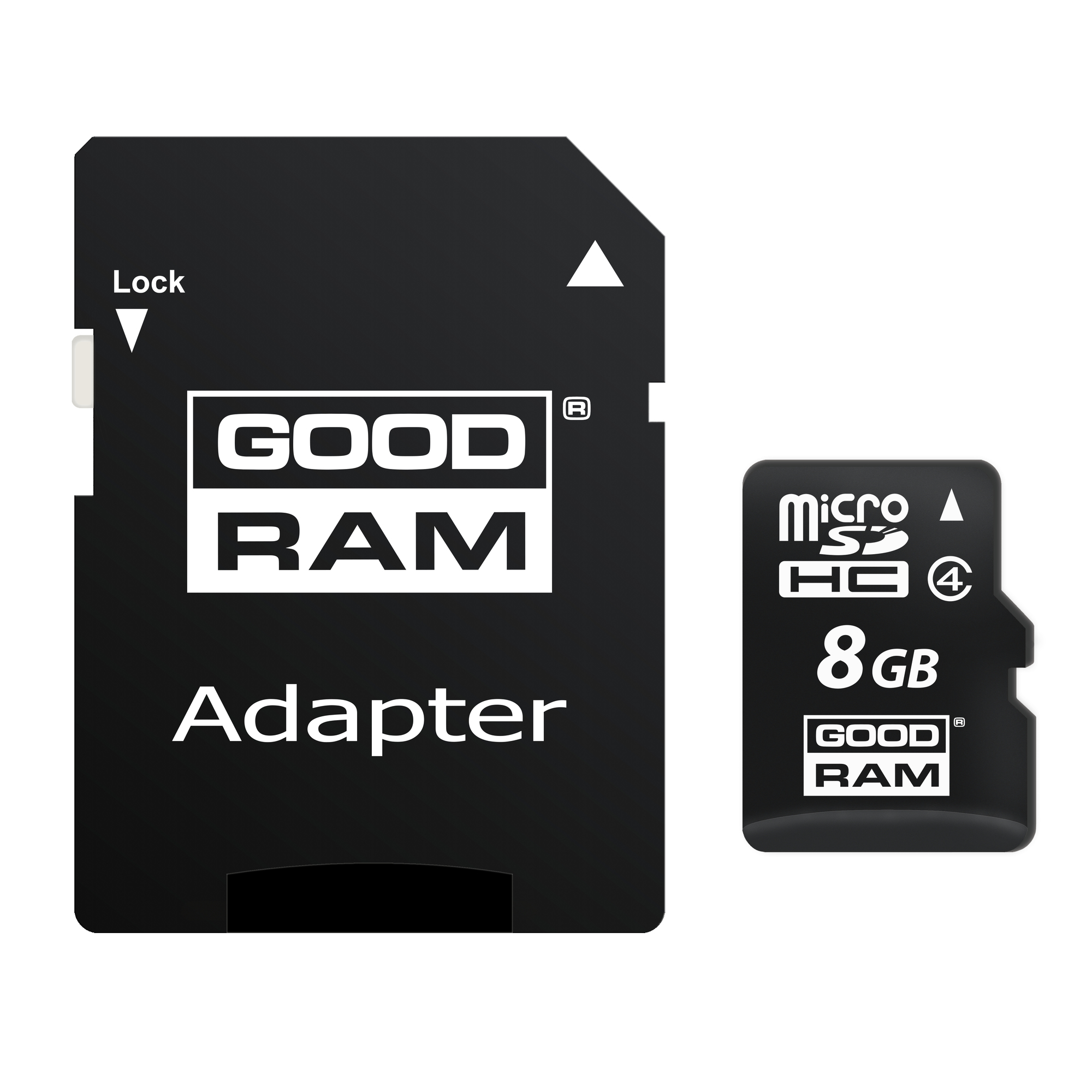 Goodram Carte mémoire M40A 8GB MicroSDHC UHS-I Class 4 avec adaptateur