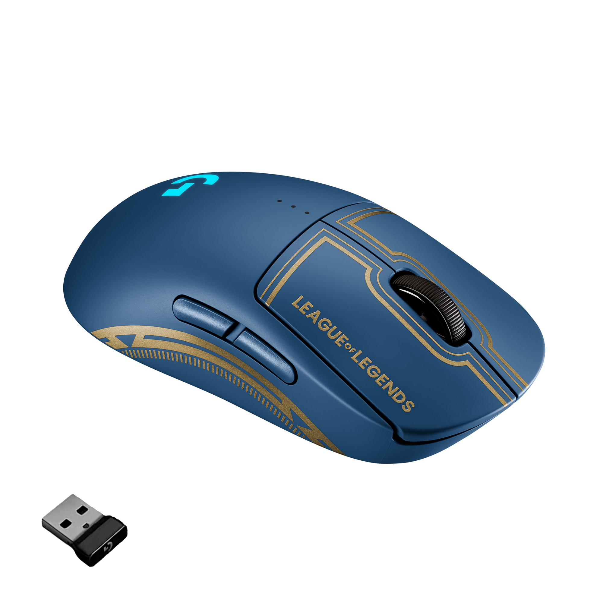 Logitech G PRO Wireless Mouse League of Legends Edition souris Jouer Ambidextre RF sans fil Optique 25600 DPI - Neuf