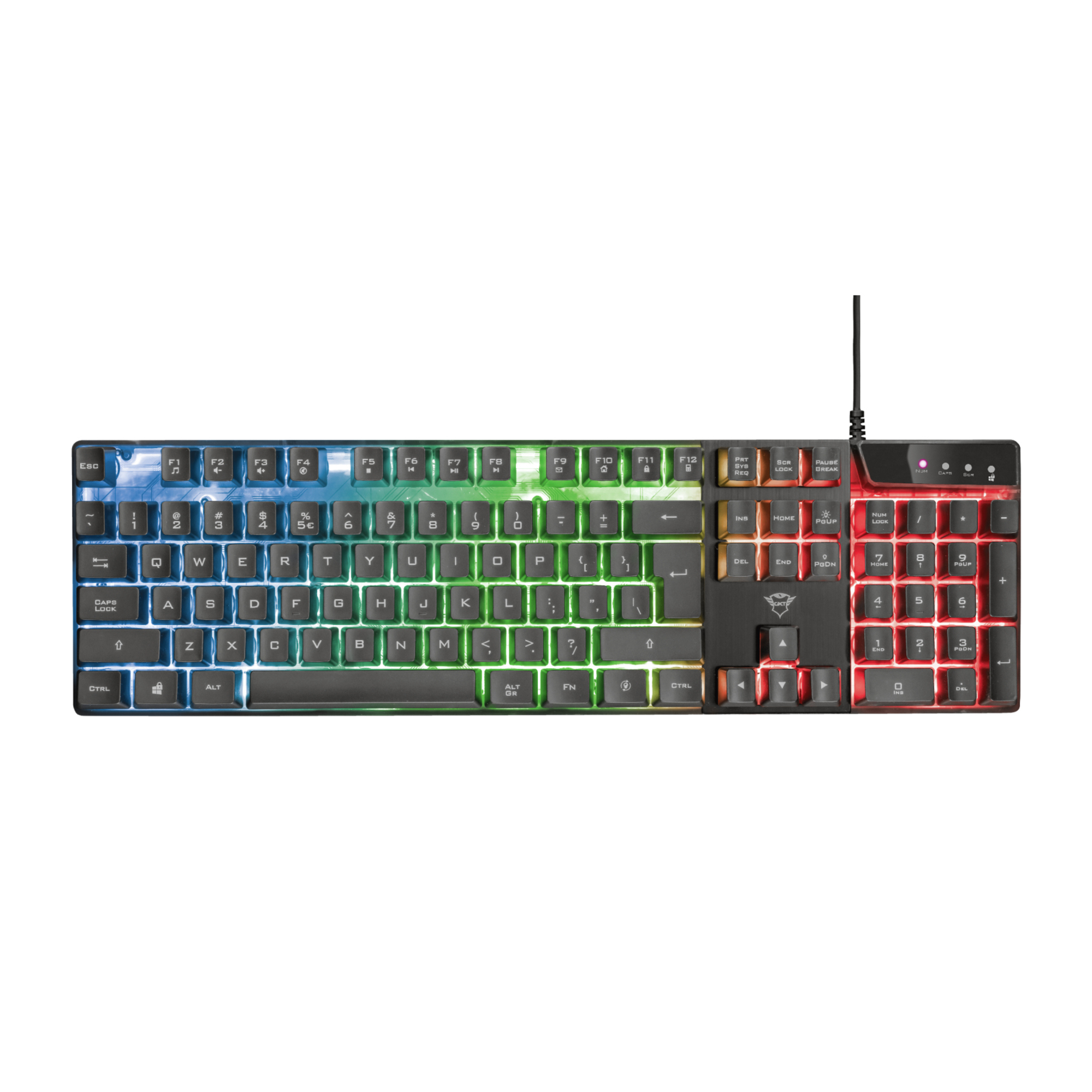 Trust GXT 838 clavier incluse Jouer USB QWERTY Italien Neuf