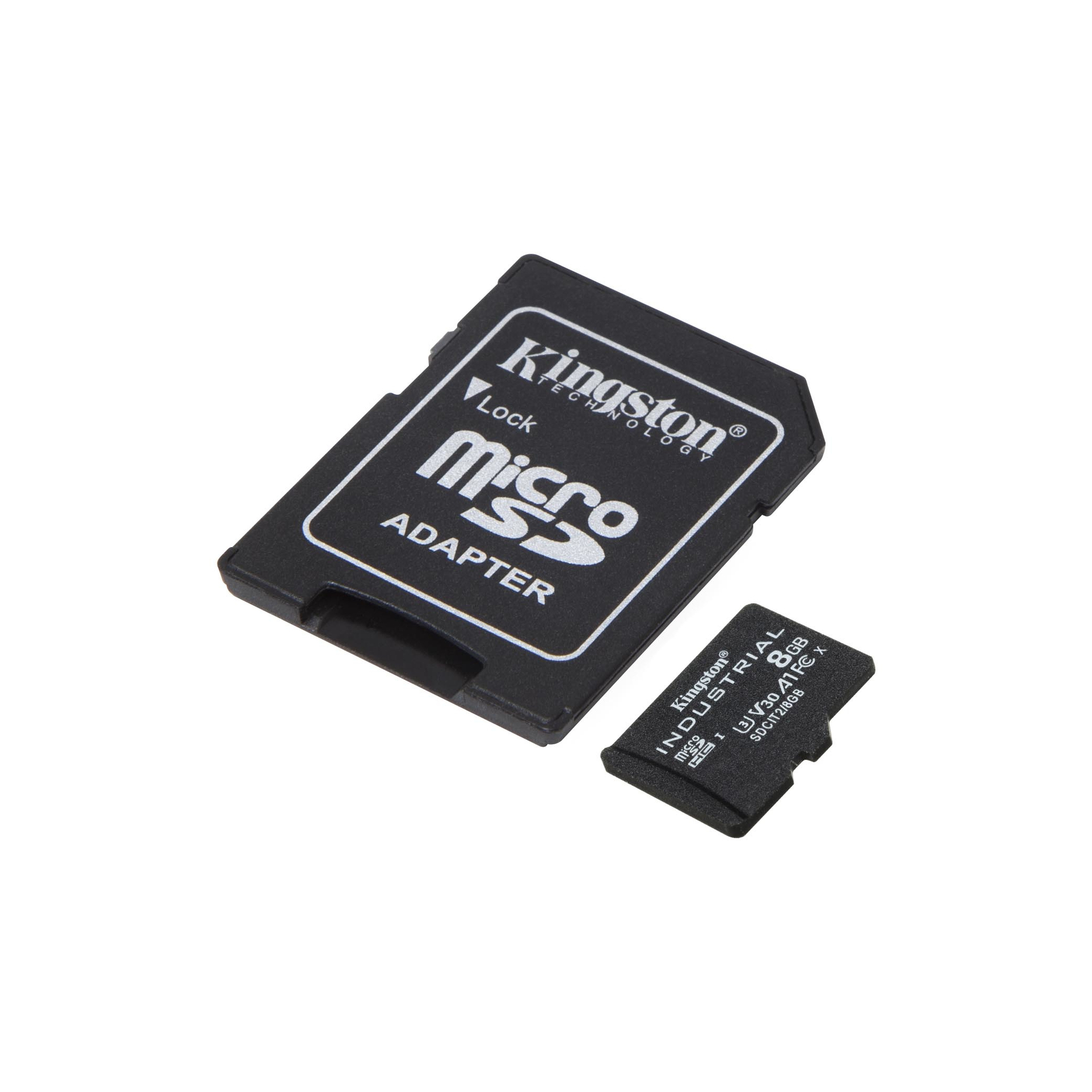 Kingston Technology Industrial 8 Go MicroSDHC UHS-I Classe 10 - Neuf