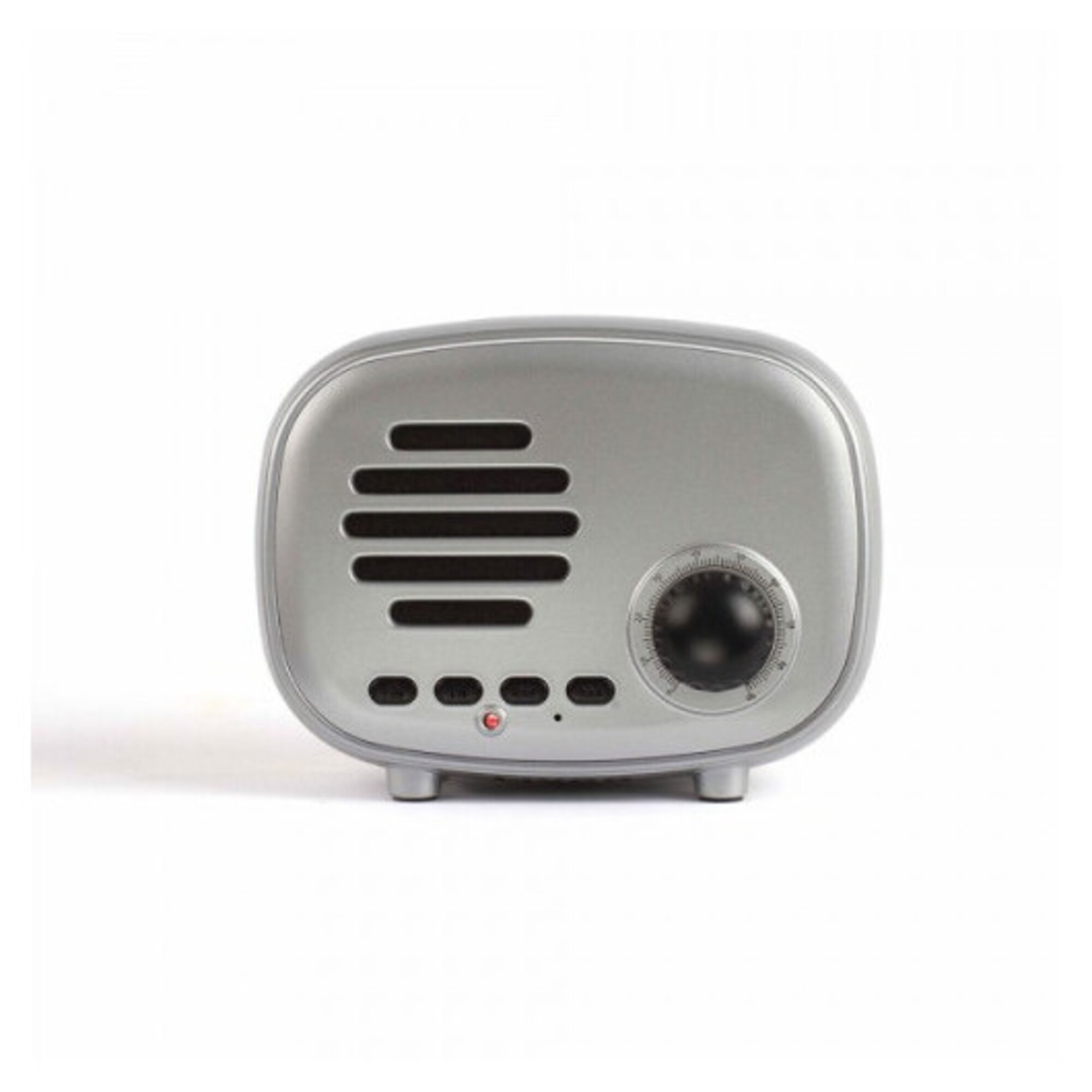 Radio FM et enceinte Bluetooth compacte silver - Neuf