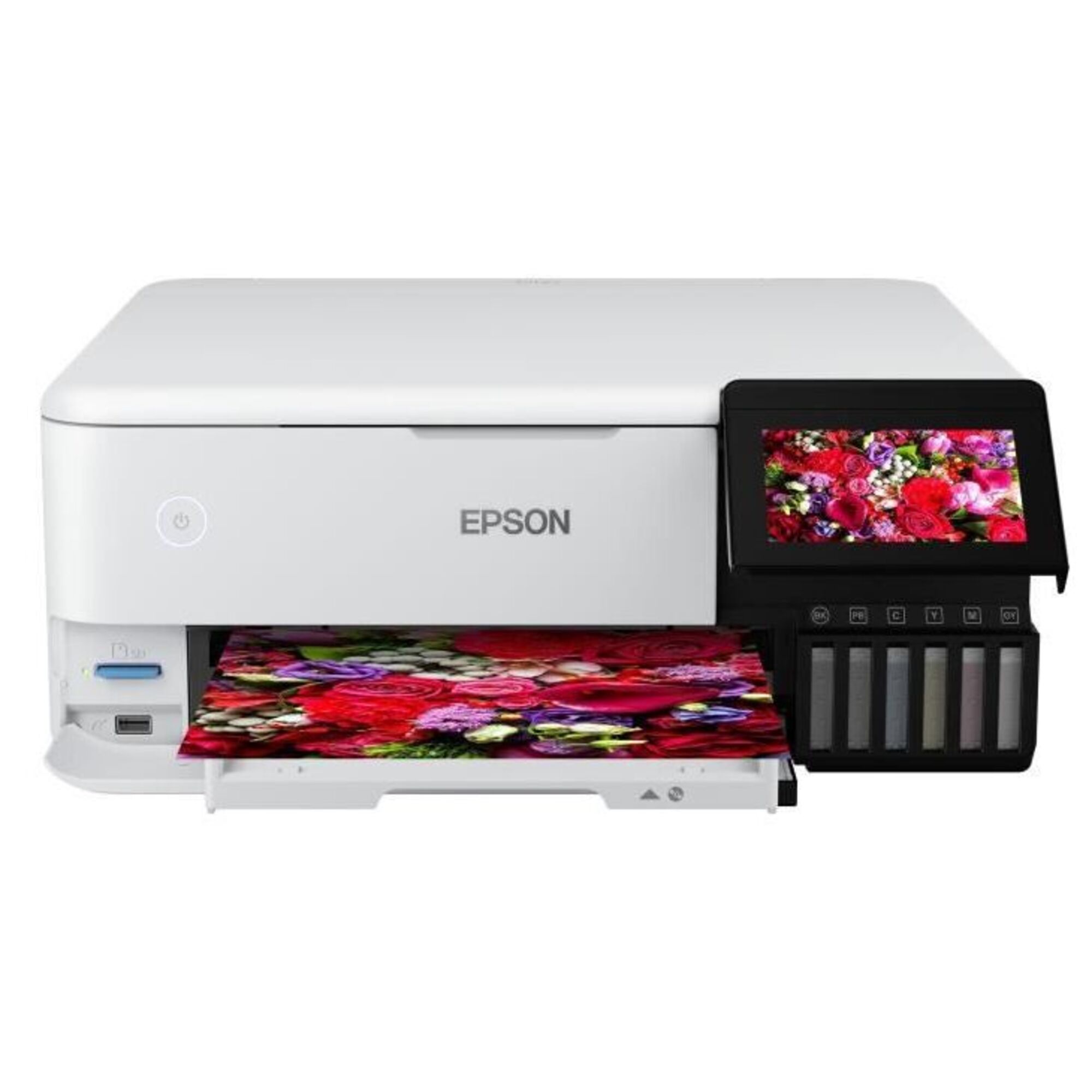 Imprimante Multifonction 3-en-1 - EPSON - Ecotank ET-8500 - Jet d'encre - A4 - Couleur - Wi-Fi - C11CJ20401 - Neuf