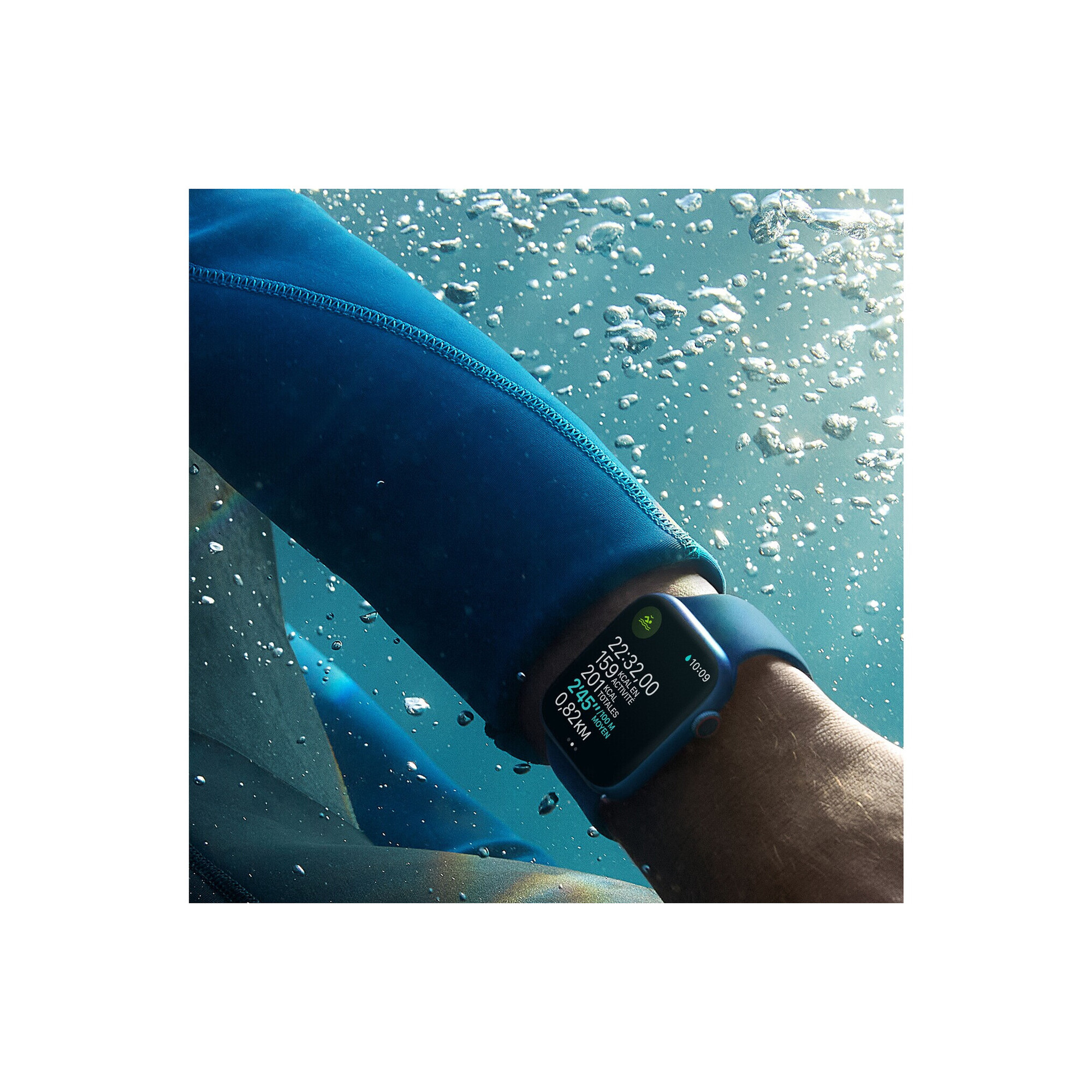 Watch Series 7 GPS + Cellular Boîtier en Aluminium de 41 mm Bracelet Sport - vue 2