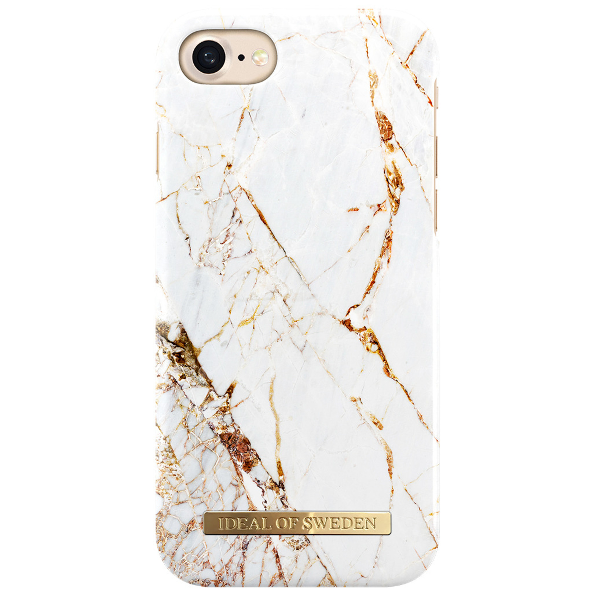 Apple iPhone 6/7/8/SE/SE22 Carrara Gold Fashion Case Ideal Of Sweden - nuevo