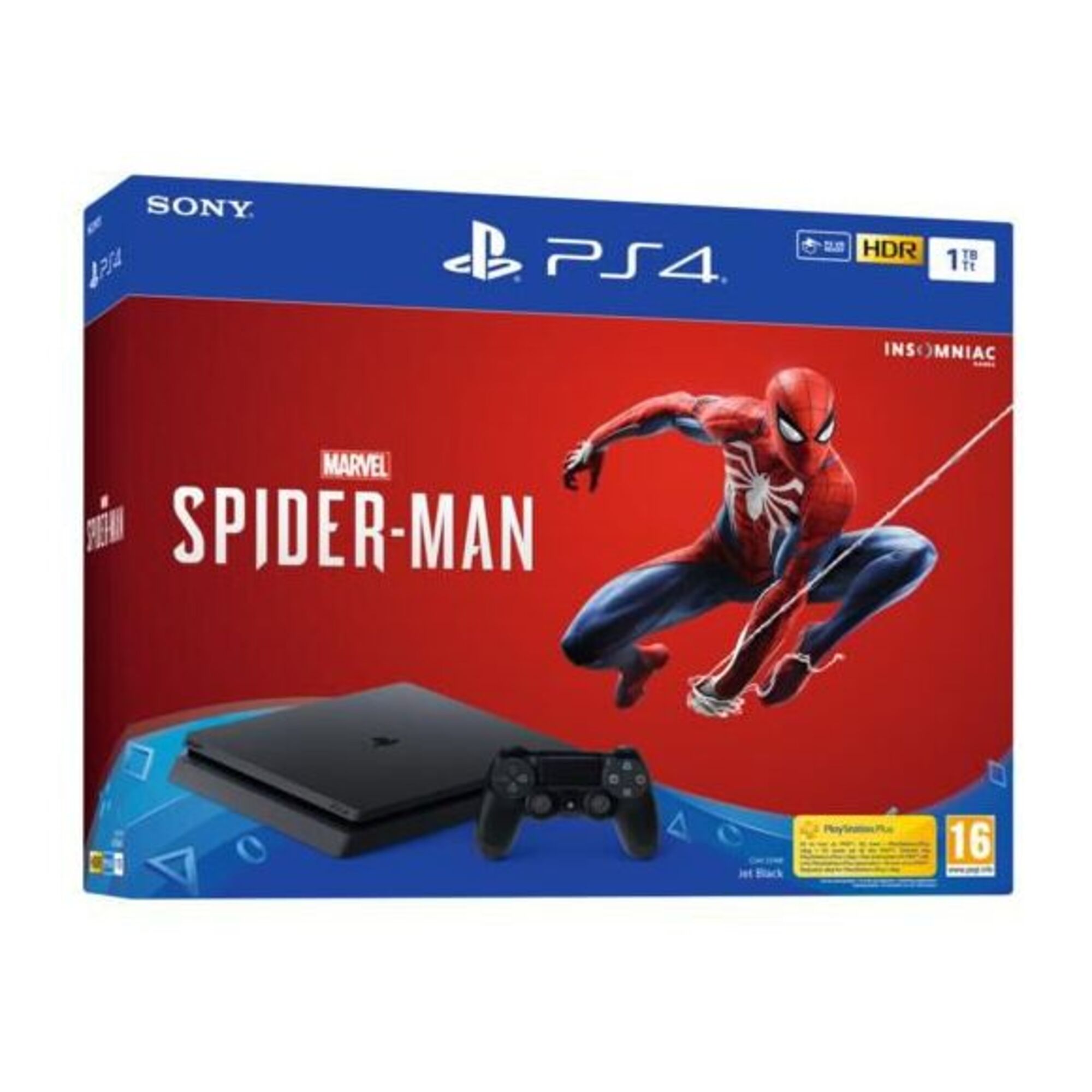 PS4 Slim 1To + Marvel's spider-man - Très bon état