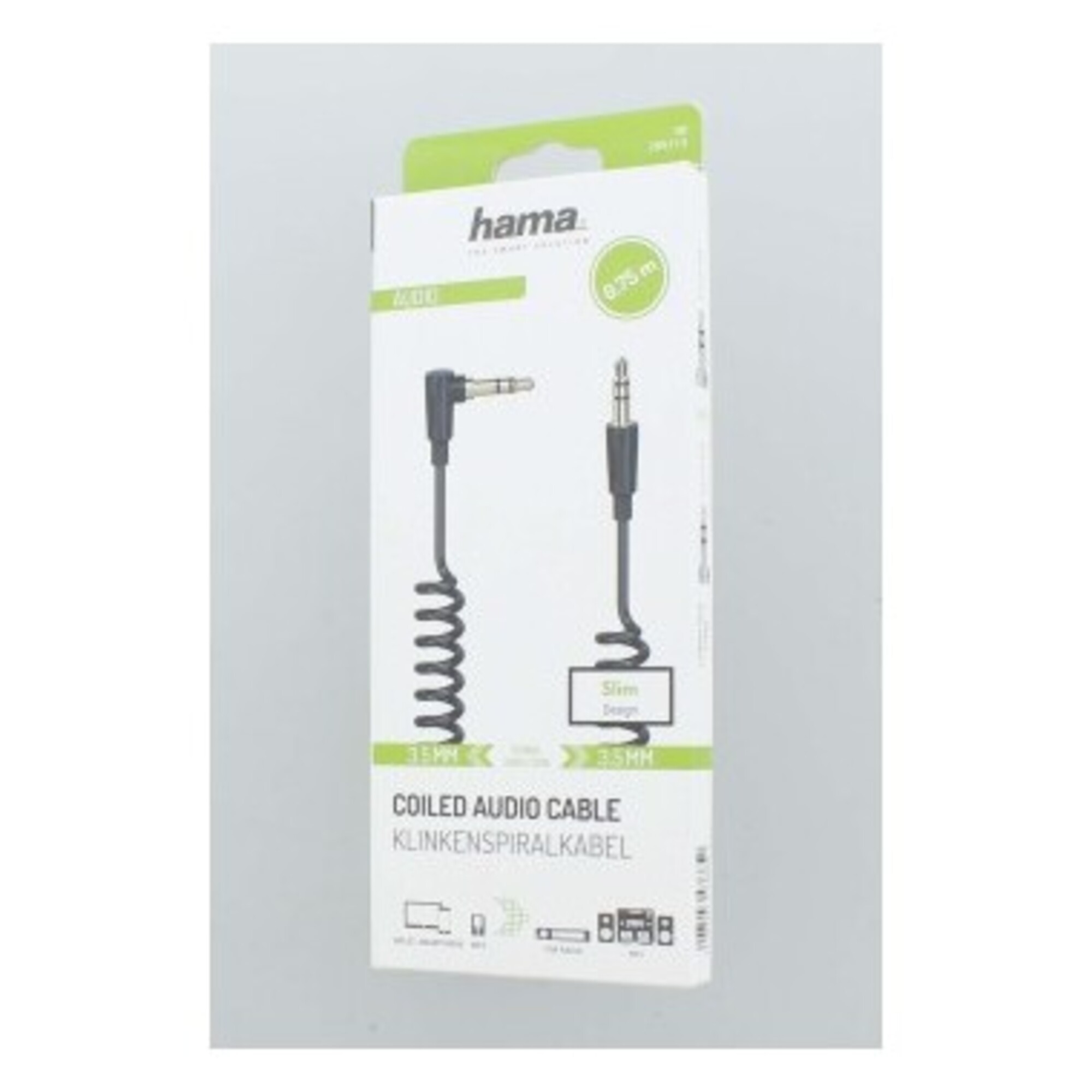 Hama Flexi Slim câble audio 0 75 3 5mm Neuf - vue 8