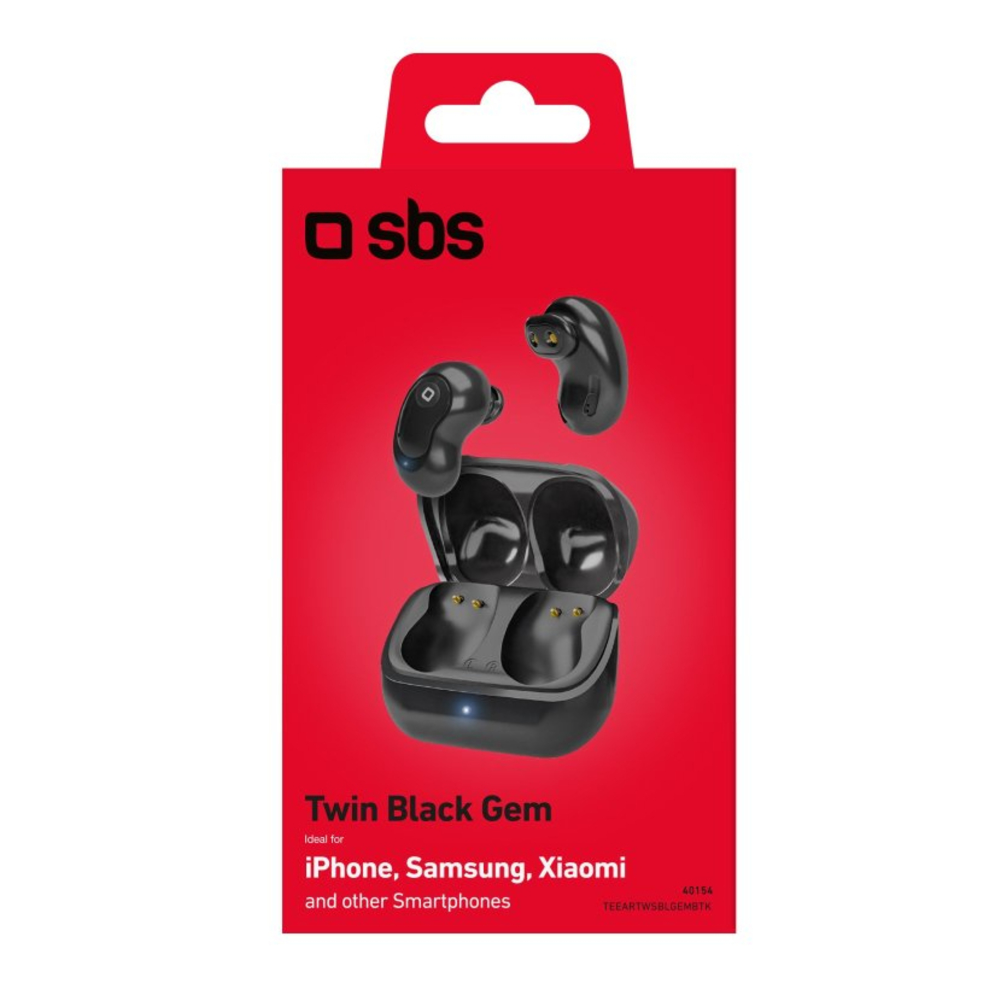 SBS TEEARTWSBLGEMBTK écouteur/casque Écouteurs True Wireless Stereo (TWS) Ecouteurs Appels/Musique Noir - Neuf Noir - vue 3