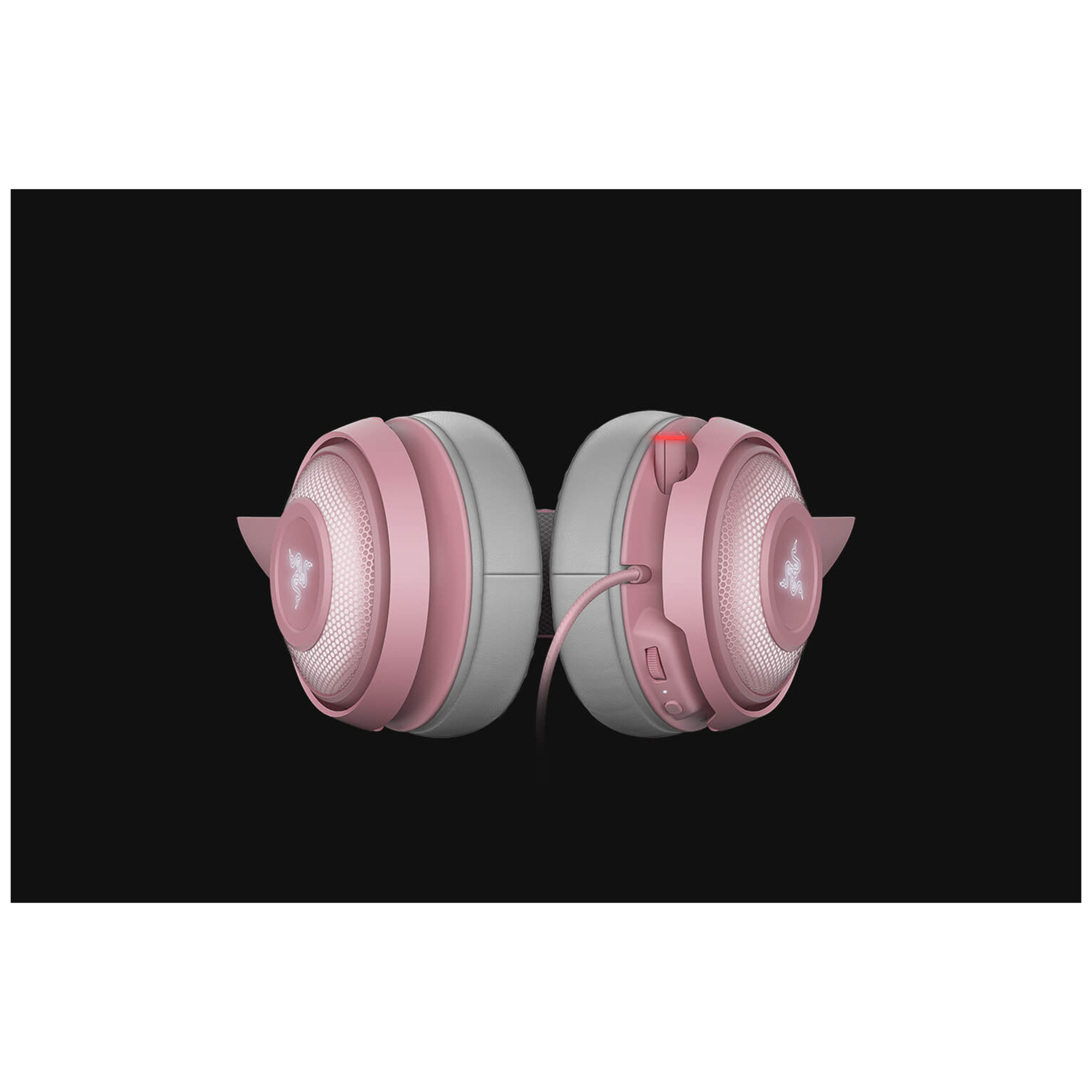 Razer Kraken Kitty Casque Avec fil Arceau Jouer Gris, Rose - Neuf