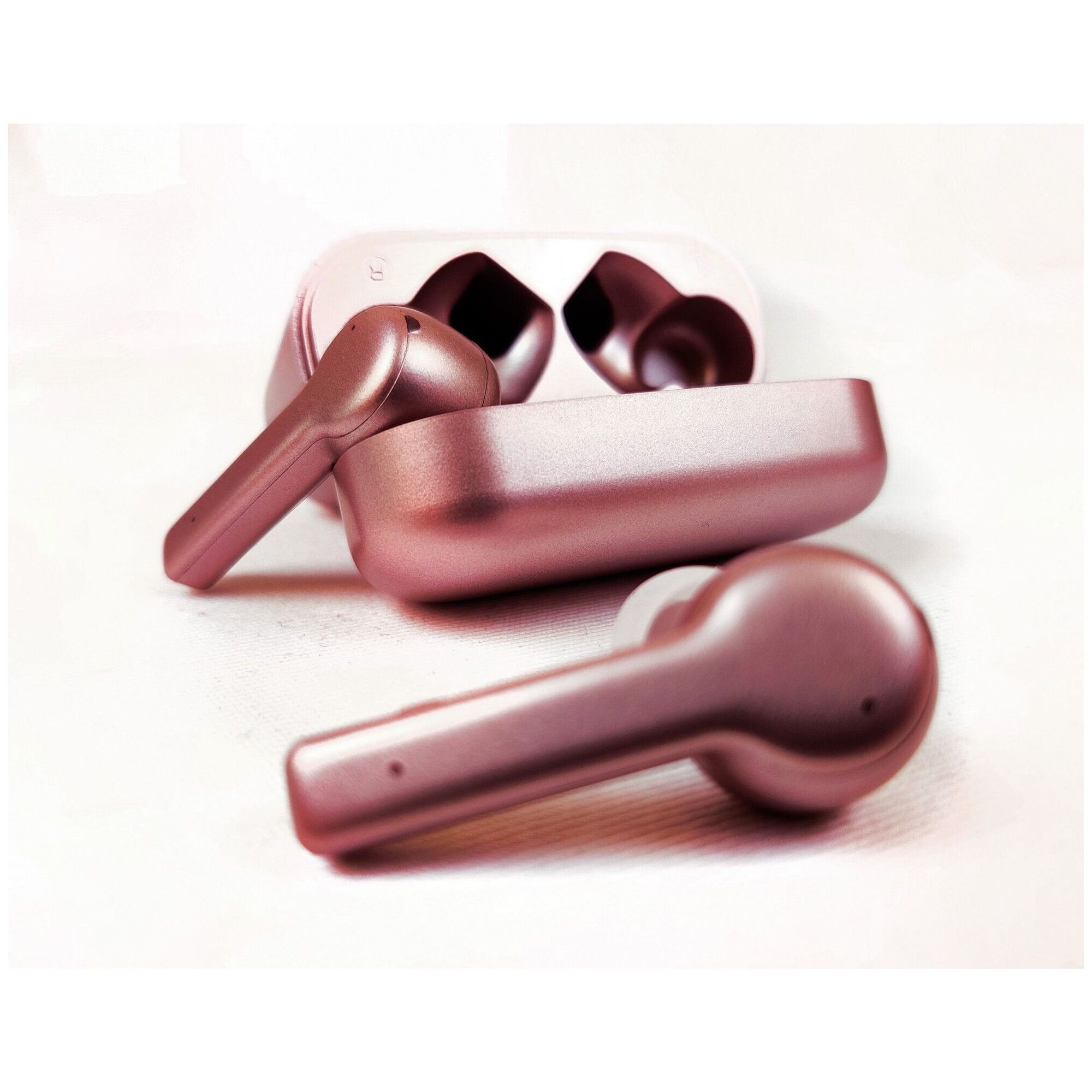 Ecouteurs True Wireless avec chargeur QI Toshiba RZE-BT750 - Rose Or - Neuf