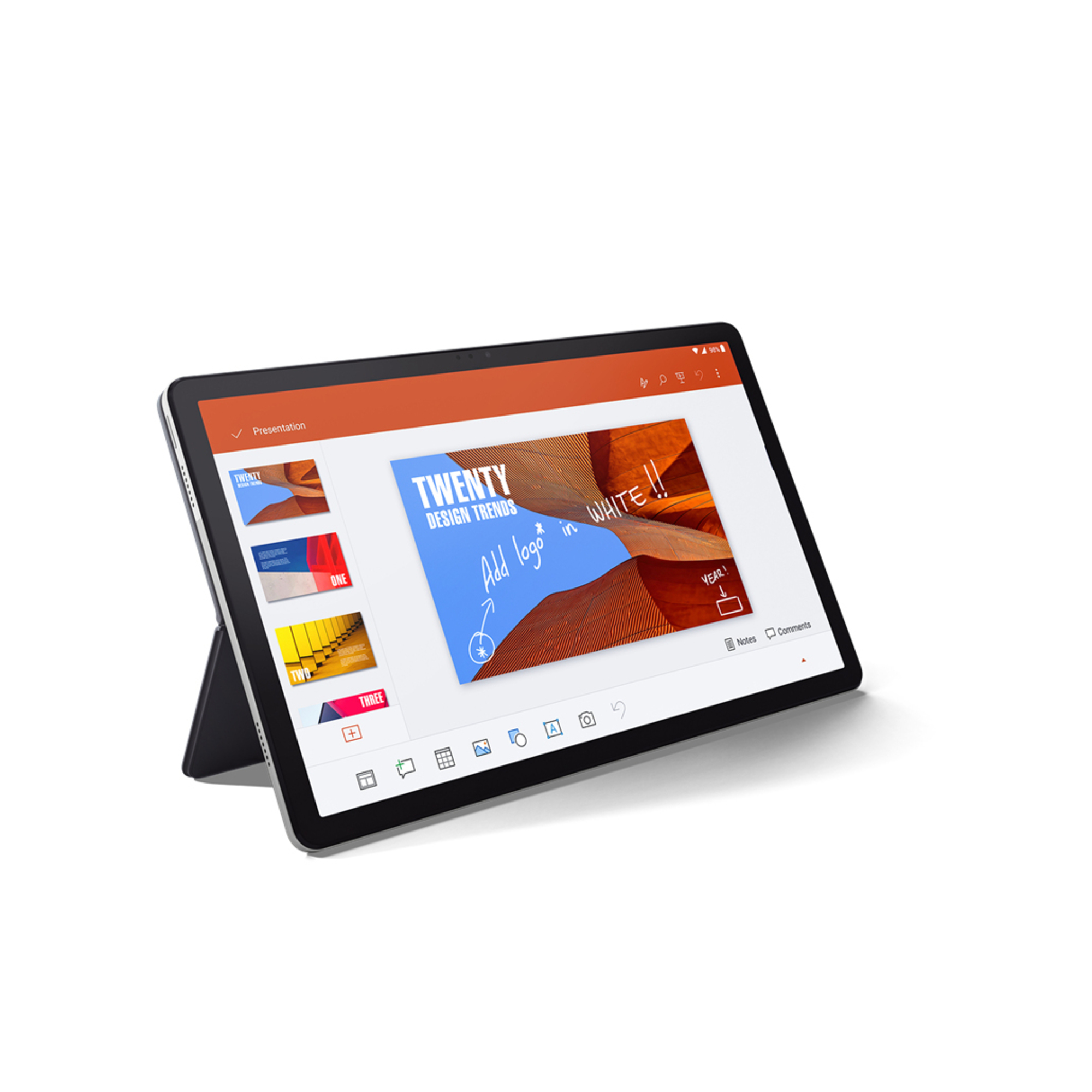 LENOVO Tablette Android  P11+ 128Go Blanc