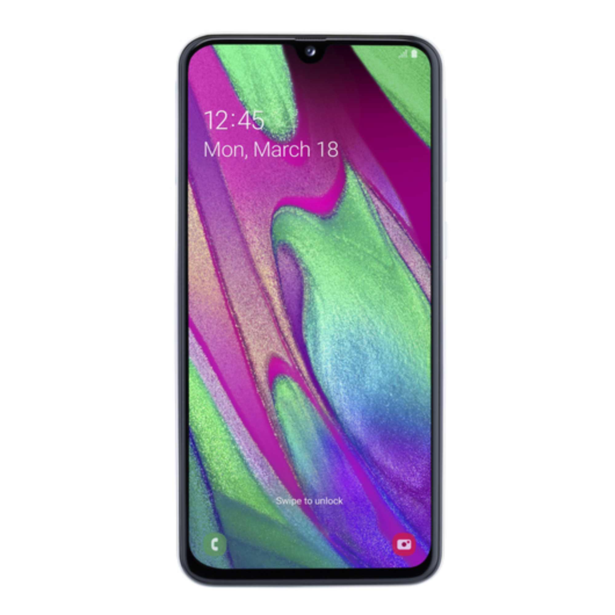 Galaxy A40 (2019) 64 Go, Blanc, débloqué - Excellent état