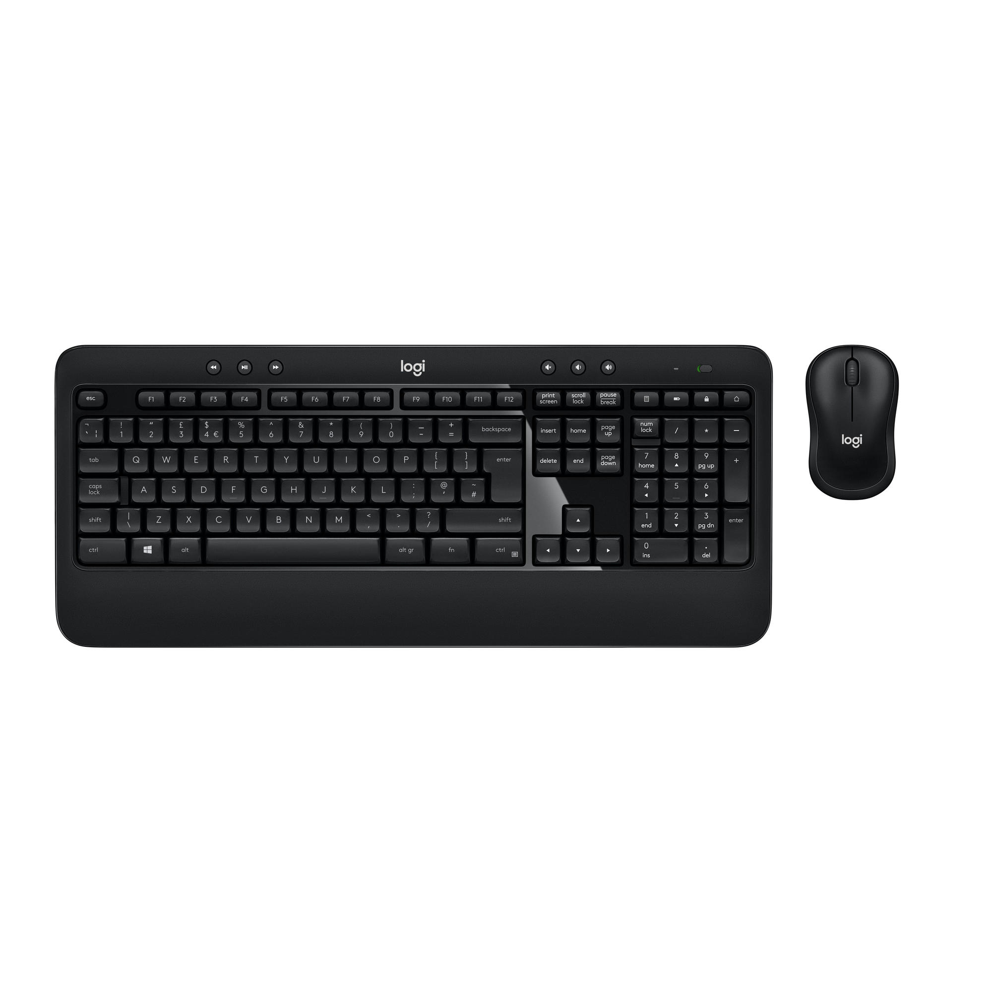 Logitech ADVANCED Combo Wireless Keyboard and Mouse clavier incluse Bureau USB QWERTY Anglais britannique Neuf - vue 1