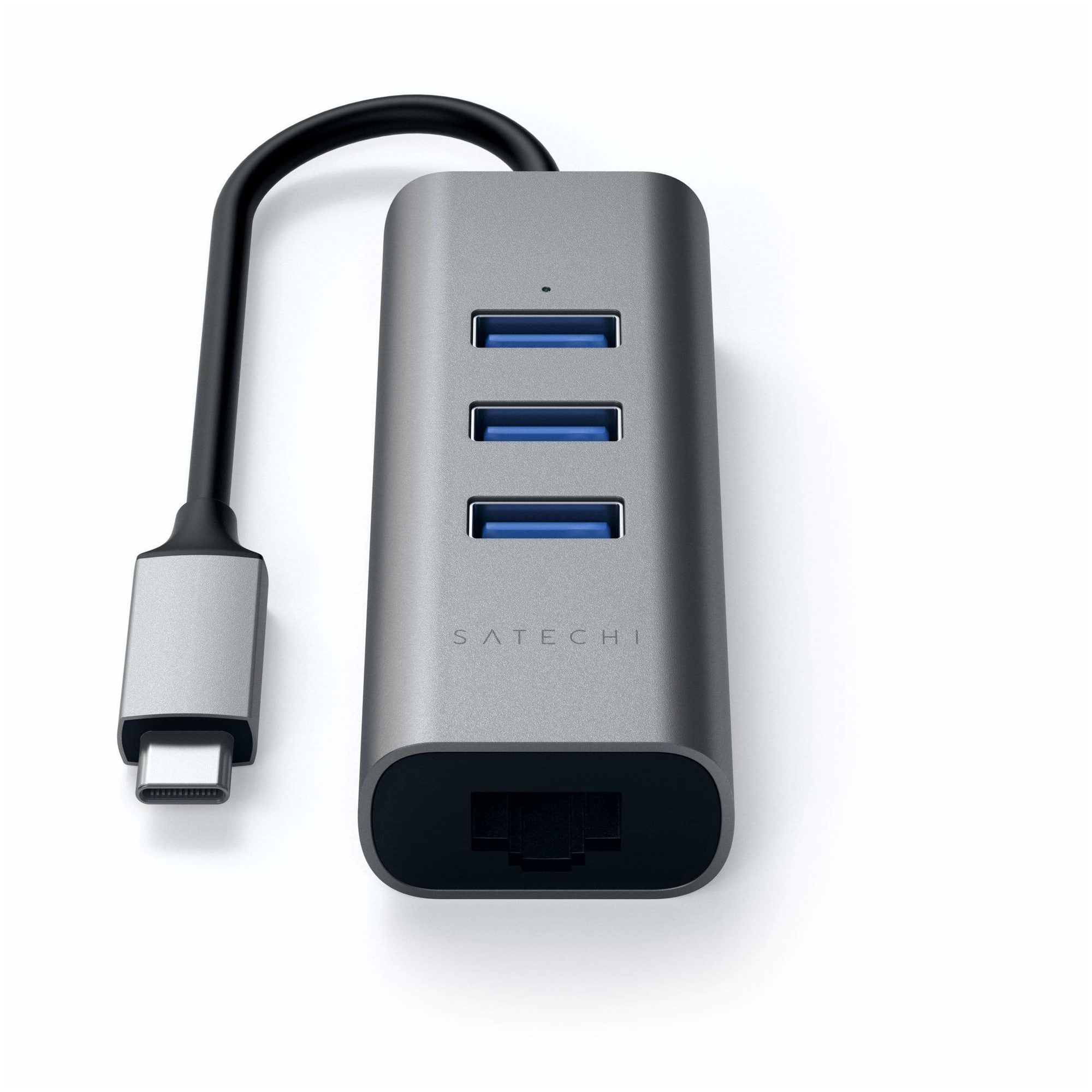 SATECHI Hub USB C 2 en 1 avec 3 Ports USB 3.0 + Ethernet - vue 4