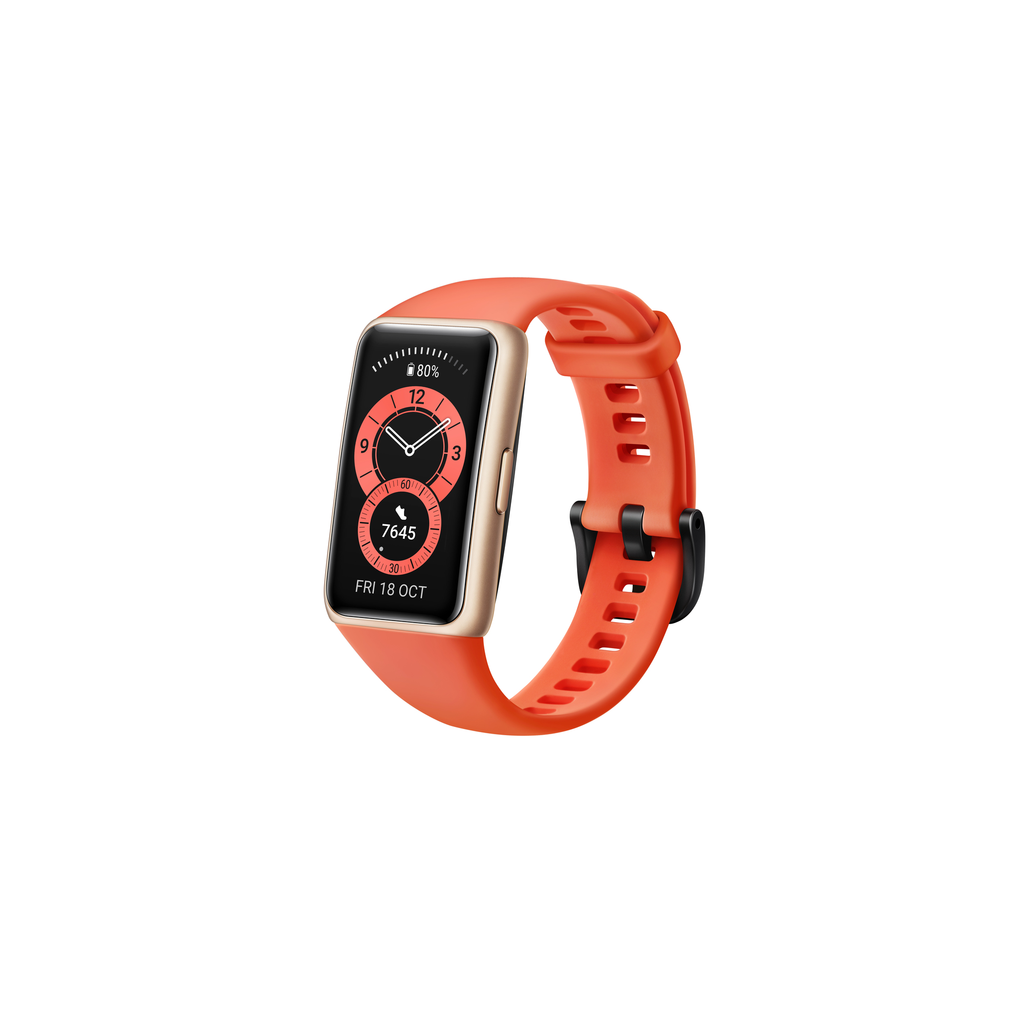 Huawei Band 6 AMOLED Bracelet connecté 3,73 cm (1.47 ) Rouge - Neuf