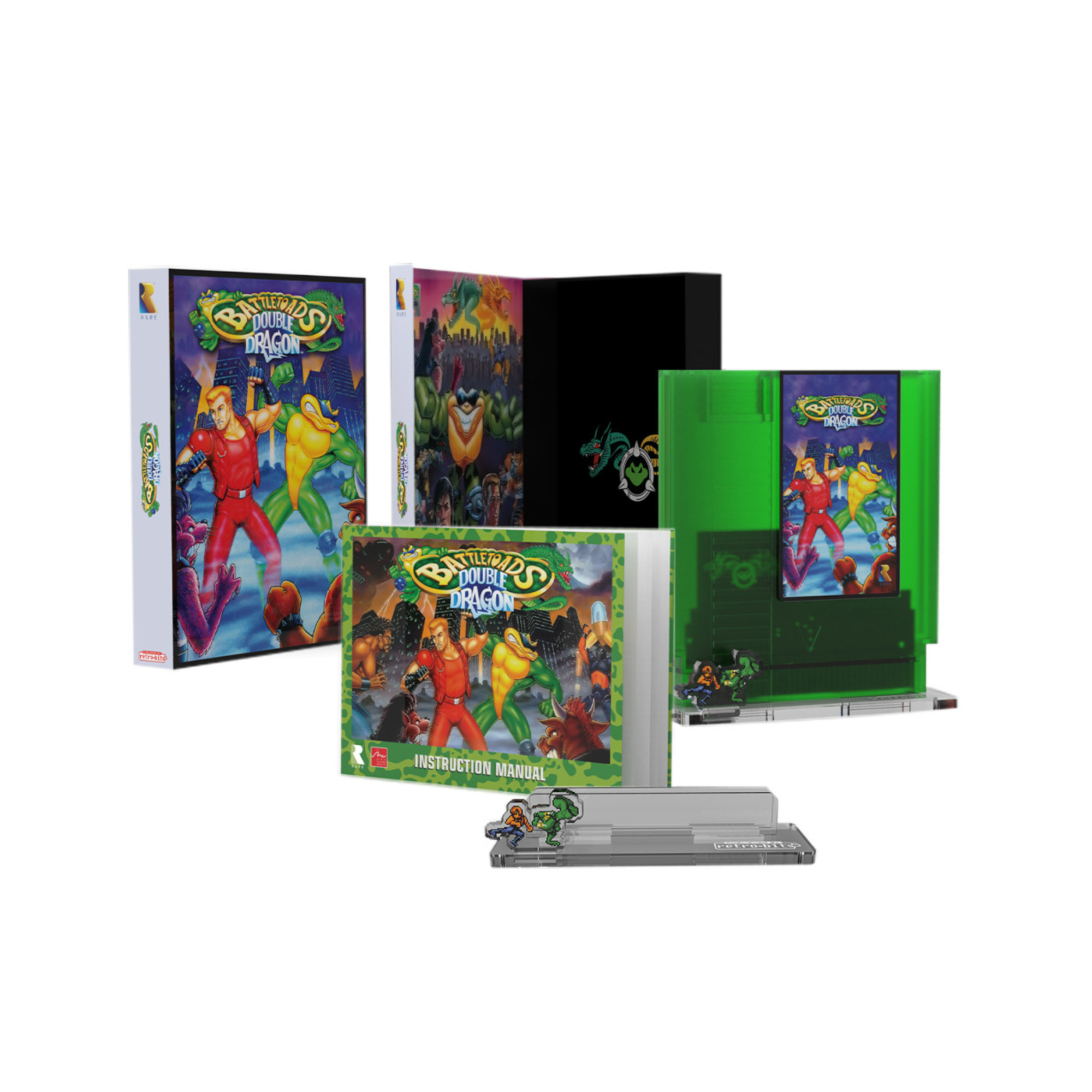 Battletoads & Double Dragon Limited Collector Edition Cartouche NES Neuf