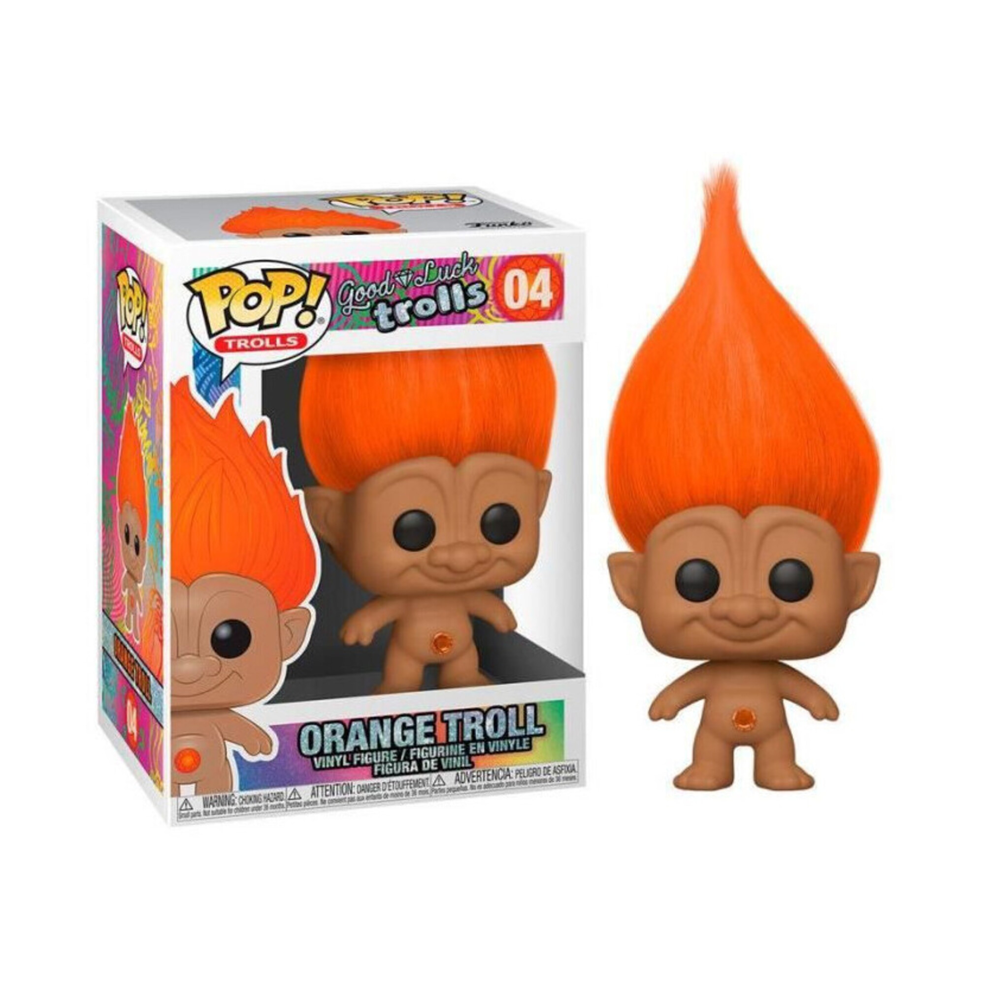 Figurine TROLLS Bobble Head POP N° 04 Troll Neuf