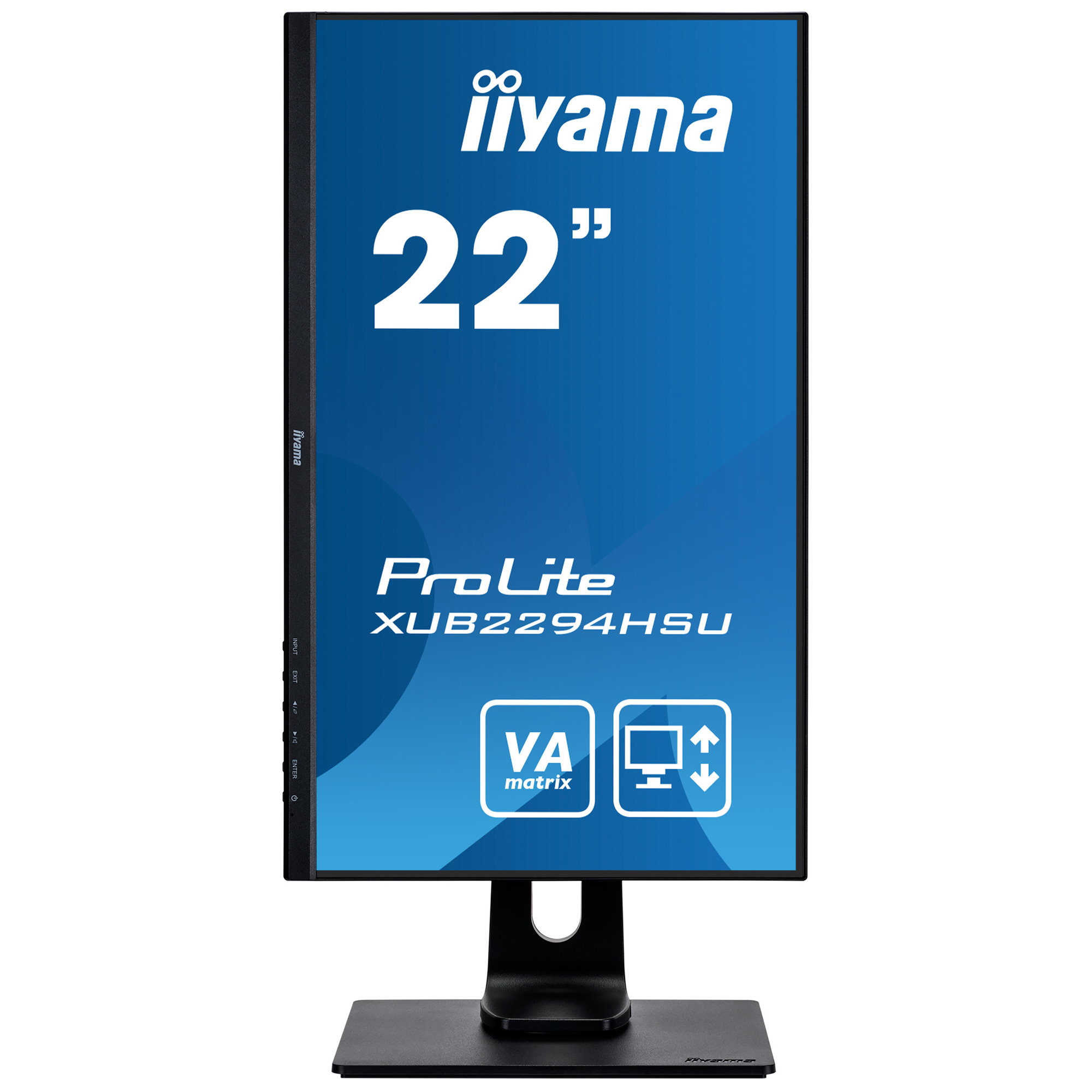 iiyama ProLite XUB2294HSU-B1 LED display 54,6 cm (21.5 ) 1920 x 1080 pixels Full HD Noir - Neuf