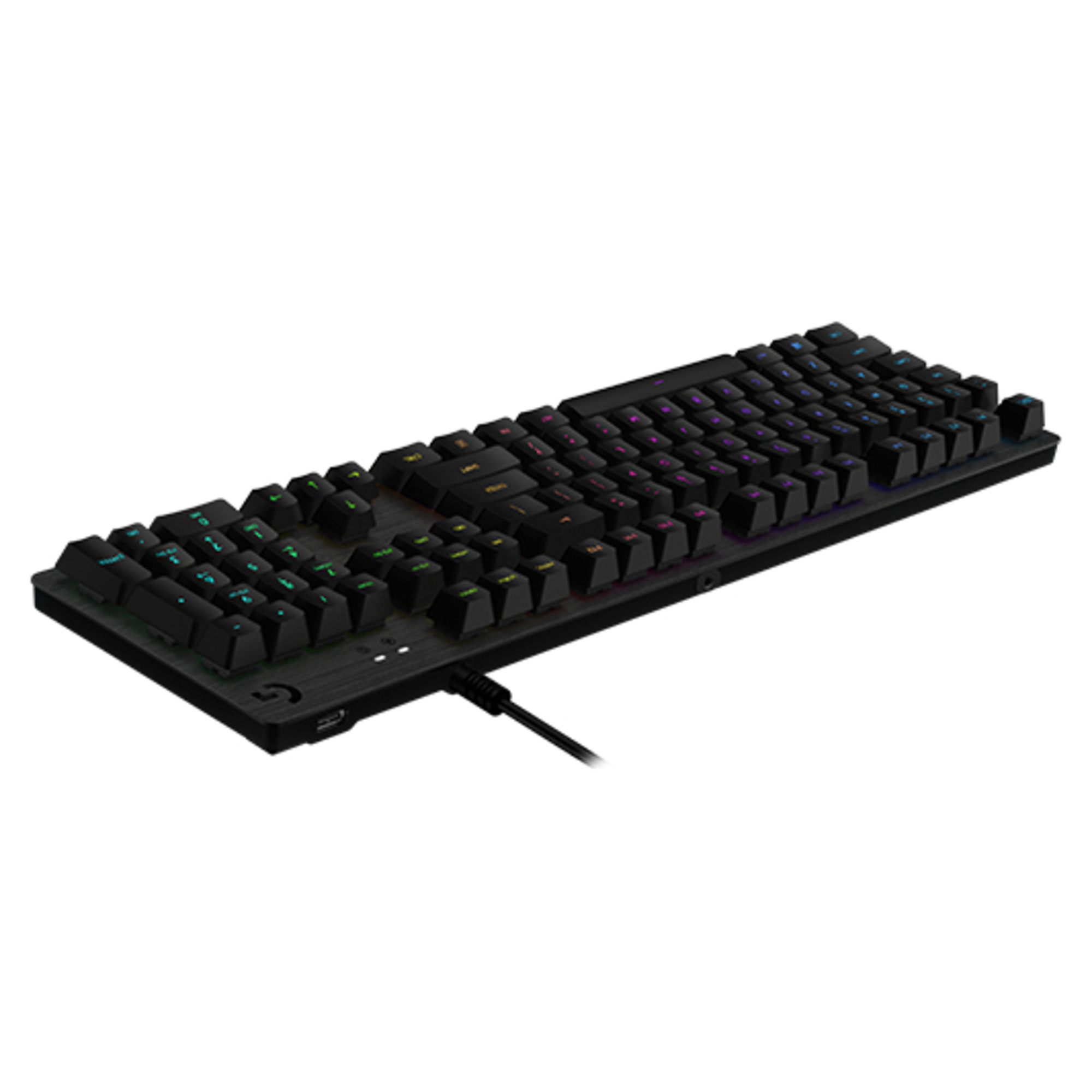 Logitech G G512 Carbon RGB Mechanical Gaming Keyboard, GX Blue (Clicky) clavier USB AZERTY Français Charbon - Neuf