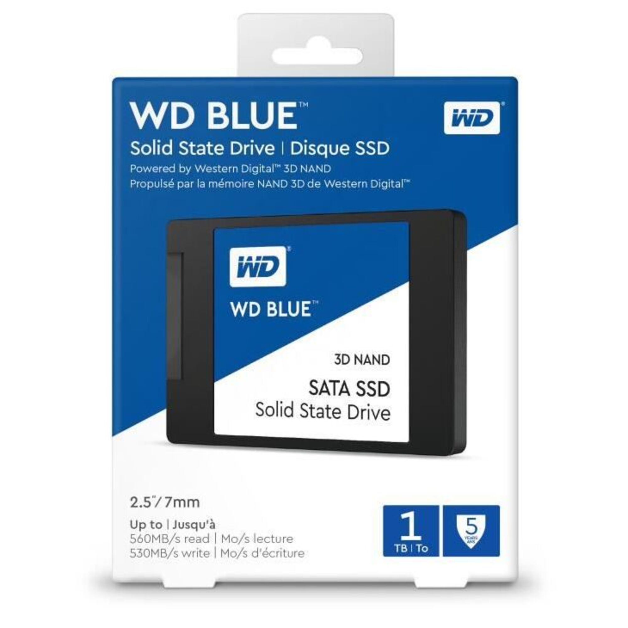 Western Digital Blue 3D 1,02 To 2.5  Série ATA III - Neuf