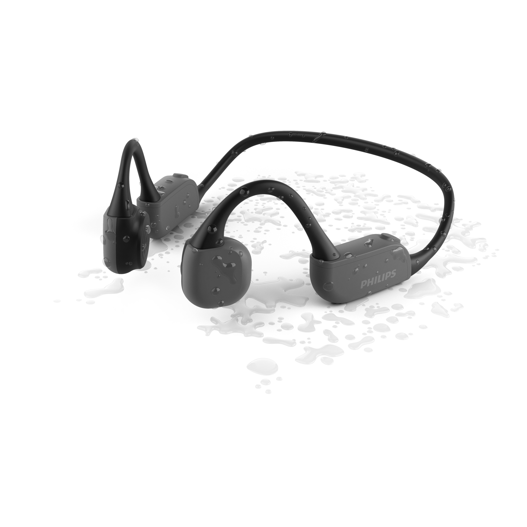 Casque Bluetooth Philips TAA6606 Conduction osseuse 9h autonomie IP67 étanche - vue 1