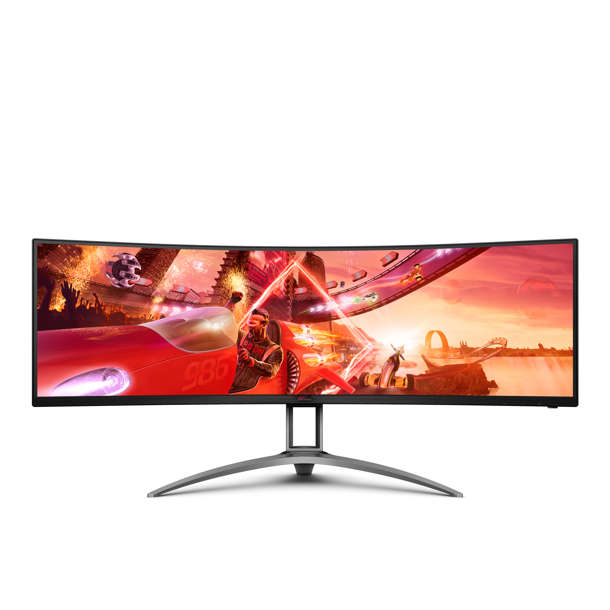 AOC B2 AG493UCX2 écran plat de PC 124 cm (48.8 ) 5120 x 1440 pixels Quad HD LED Noir - Neuf