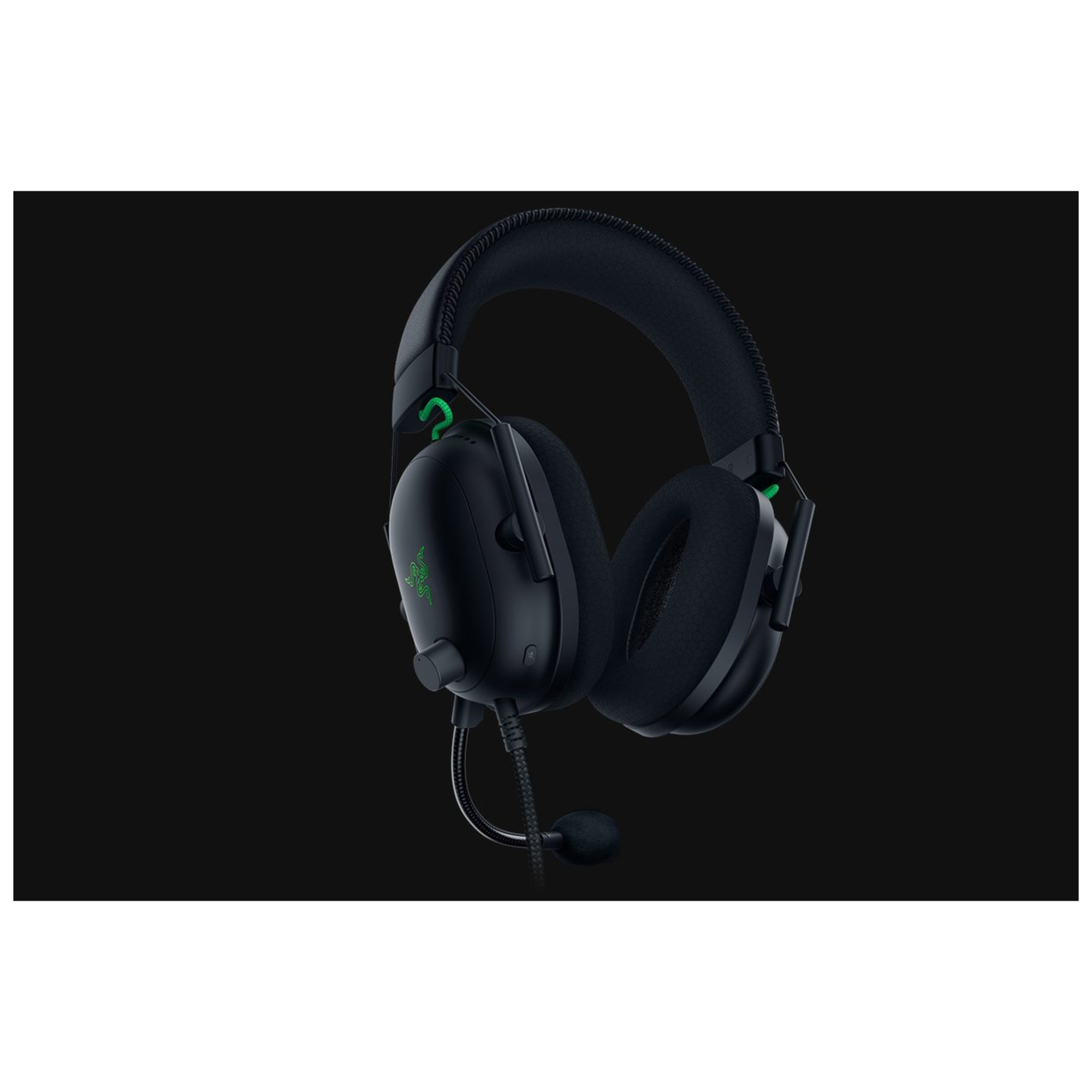 Razer Blackshark V2 Casque Avec fil Arceau Jouer Noir, Vert - Neuf