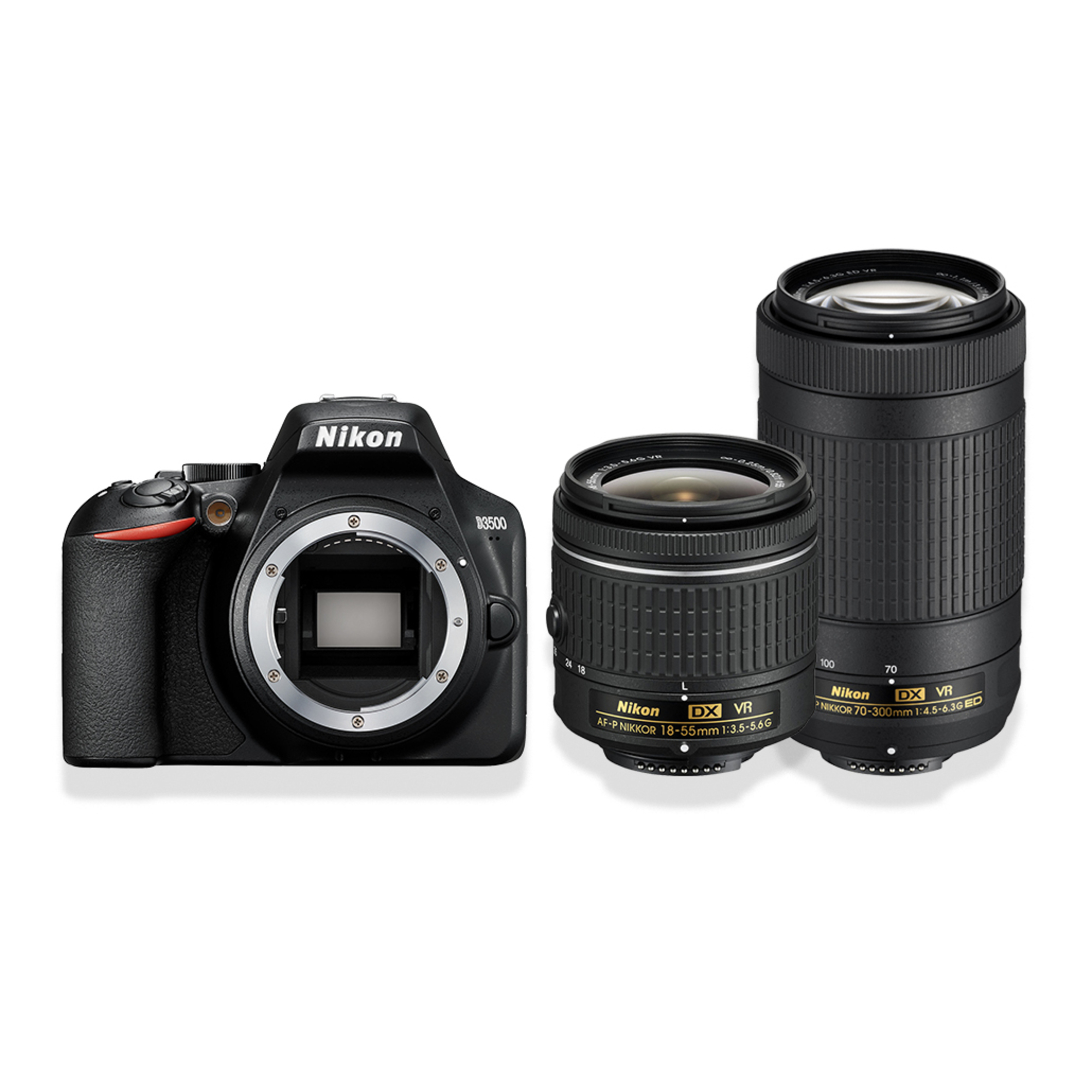 Nikon D3500 Kit 18 55mm + 70 300mm - vue 5