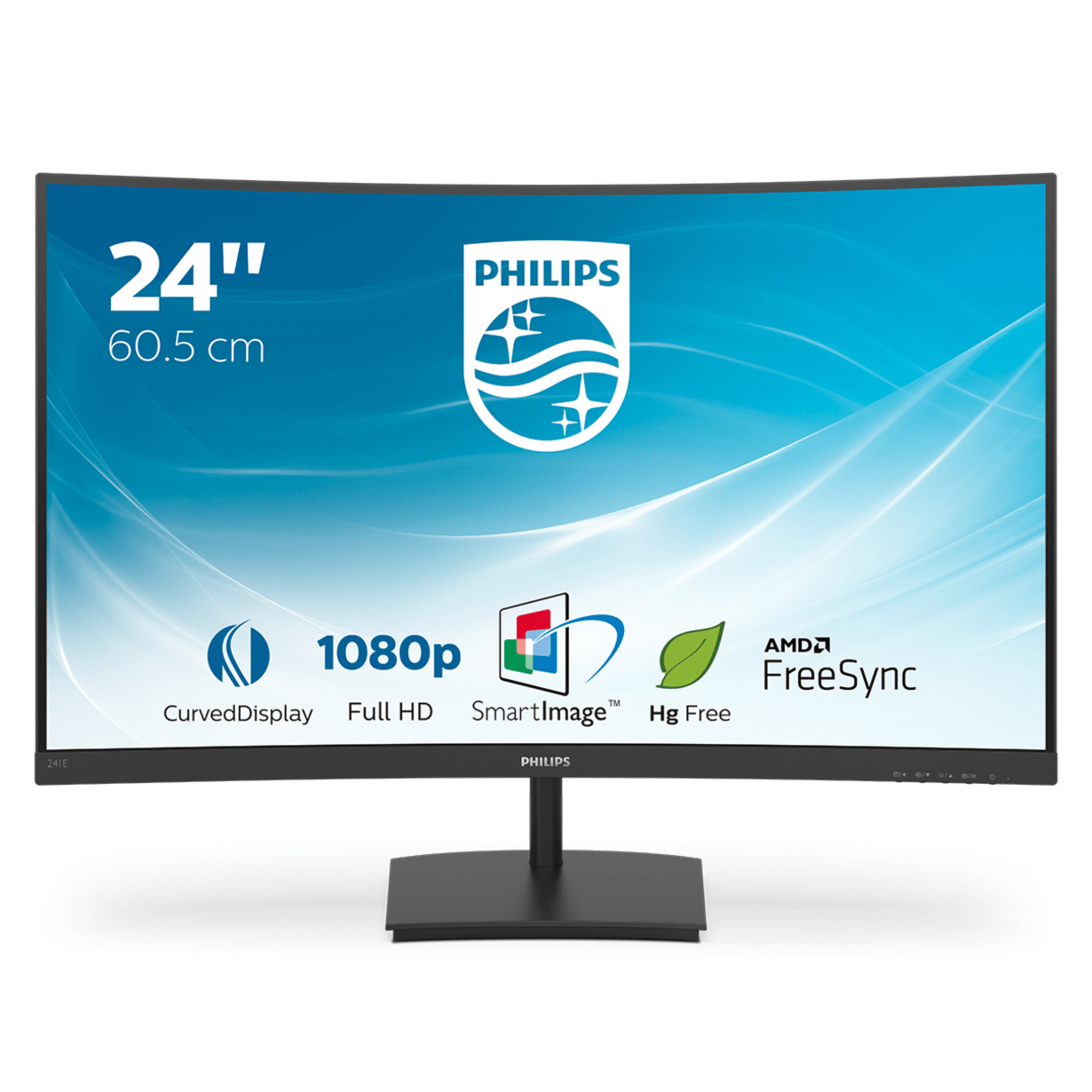 Philips E Line 241E1SC/00 LED display 59,9 cm (23.6 ) 1920 x 1080 pixels Full HD Noir - Neuf