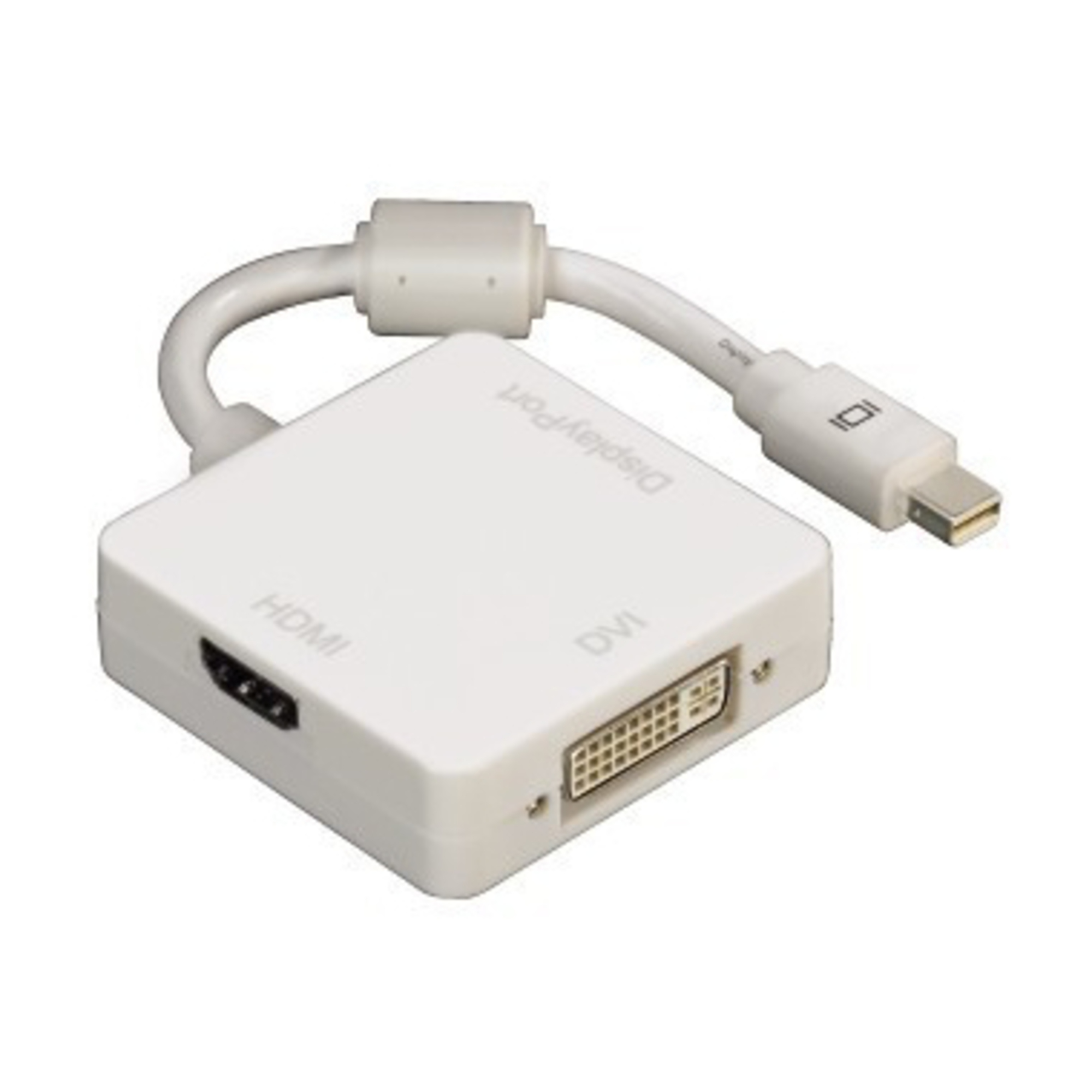 HAMA Adaptateur 3 en 1 mini displayport => dvi, hdmi ou displayport, blanc
