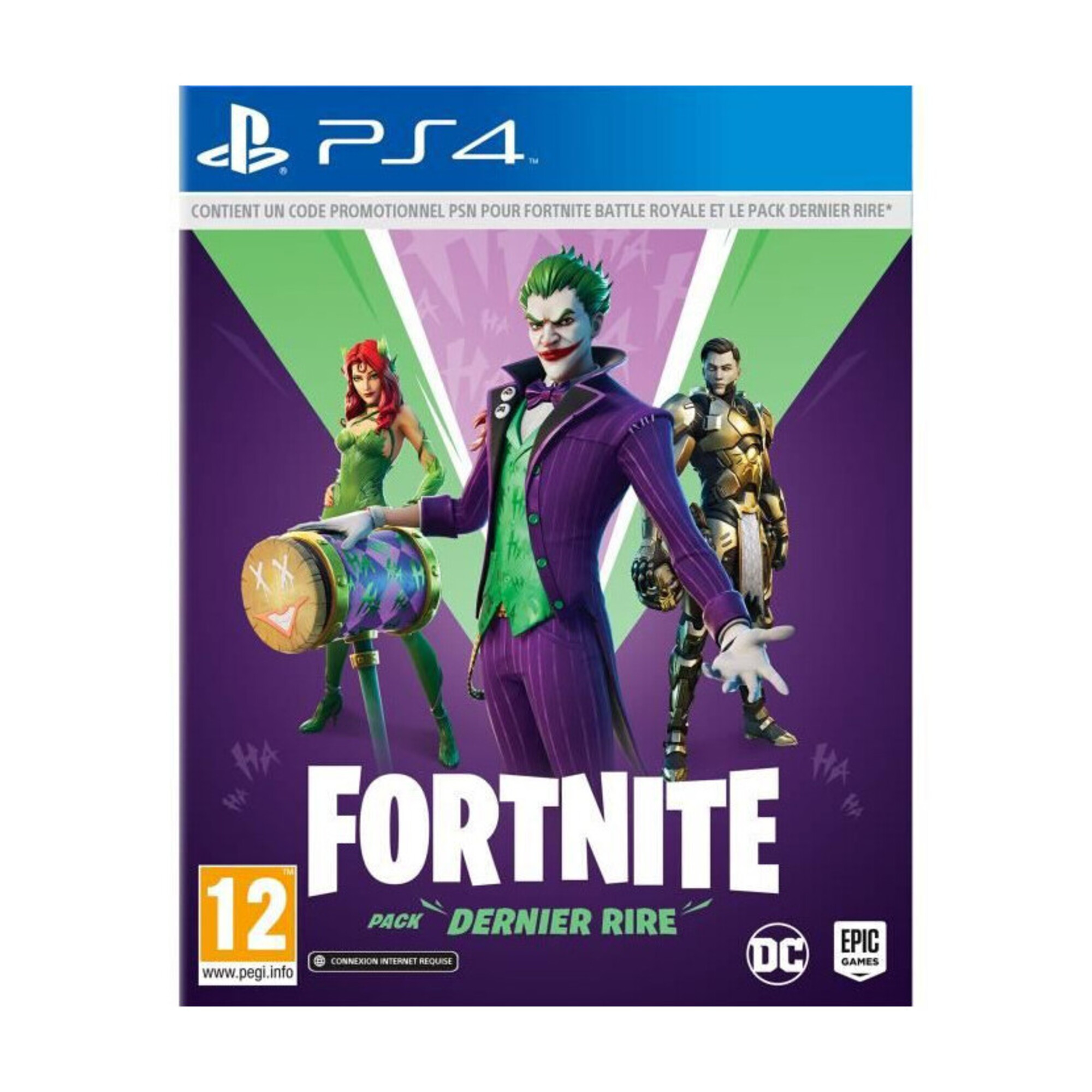 Fortnite : Pack Dernier Rire Jeu PS4 (Code dans la boîte) - Neuf