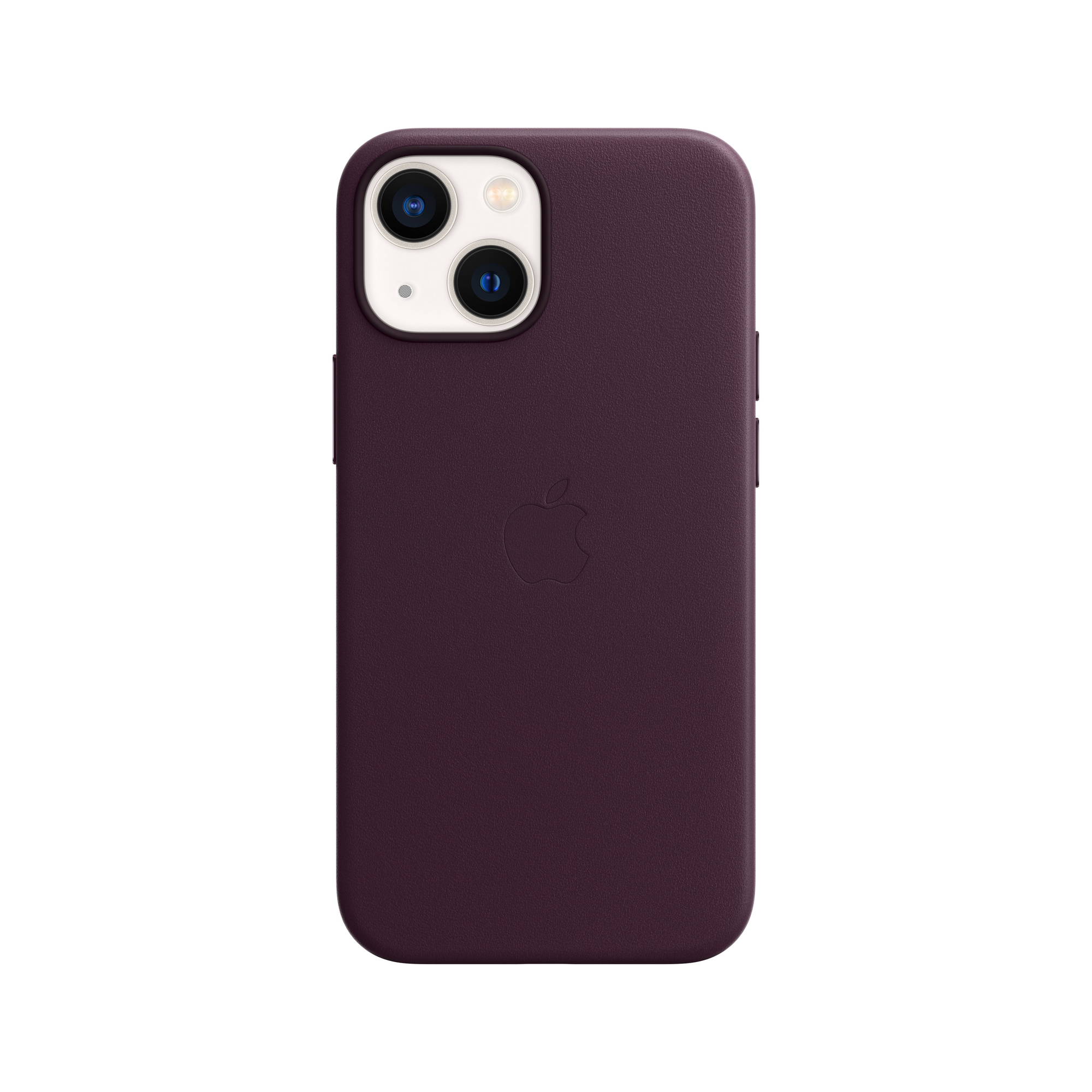 Apple Coque Leather MagSafe iPhone 13 Mini Cherry - vue 2
