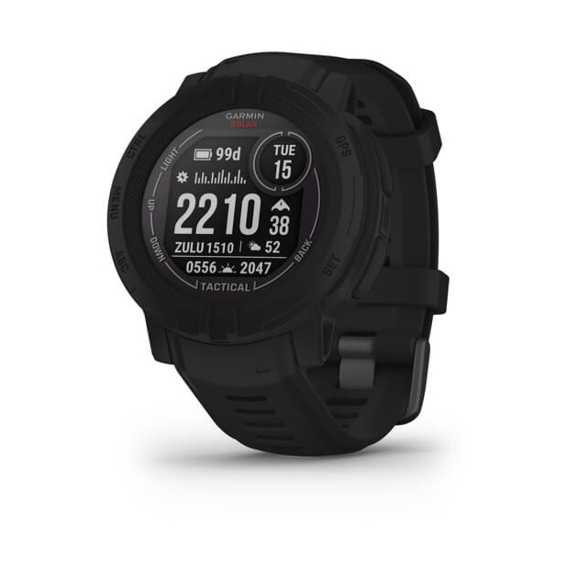 Instinct 2 Solar Tactical Edition 2,29  (0.9 ) Mip 45 Mm Noir Gps (Satellite) - Neuf