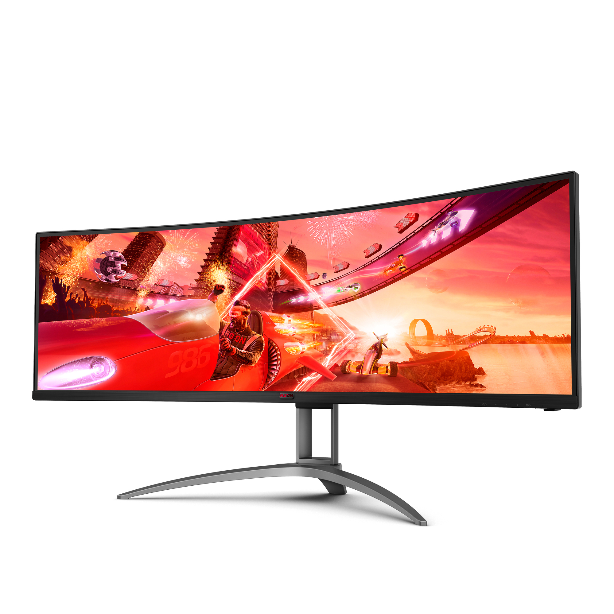 AOC B2 AG493UCX2 écran plat de PC 124 cm (48.8 ) 5120 x 1440 pixels Quad HD LED Noir - Neuf