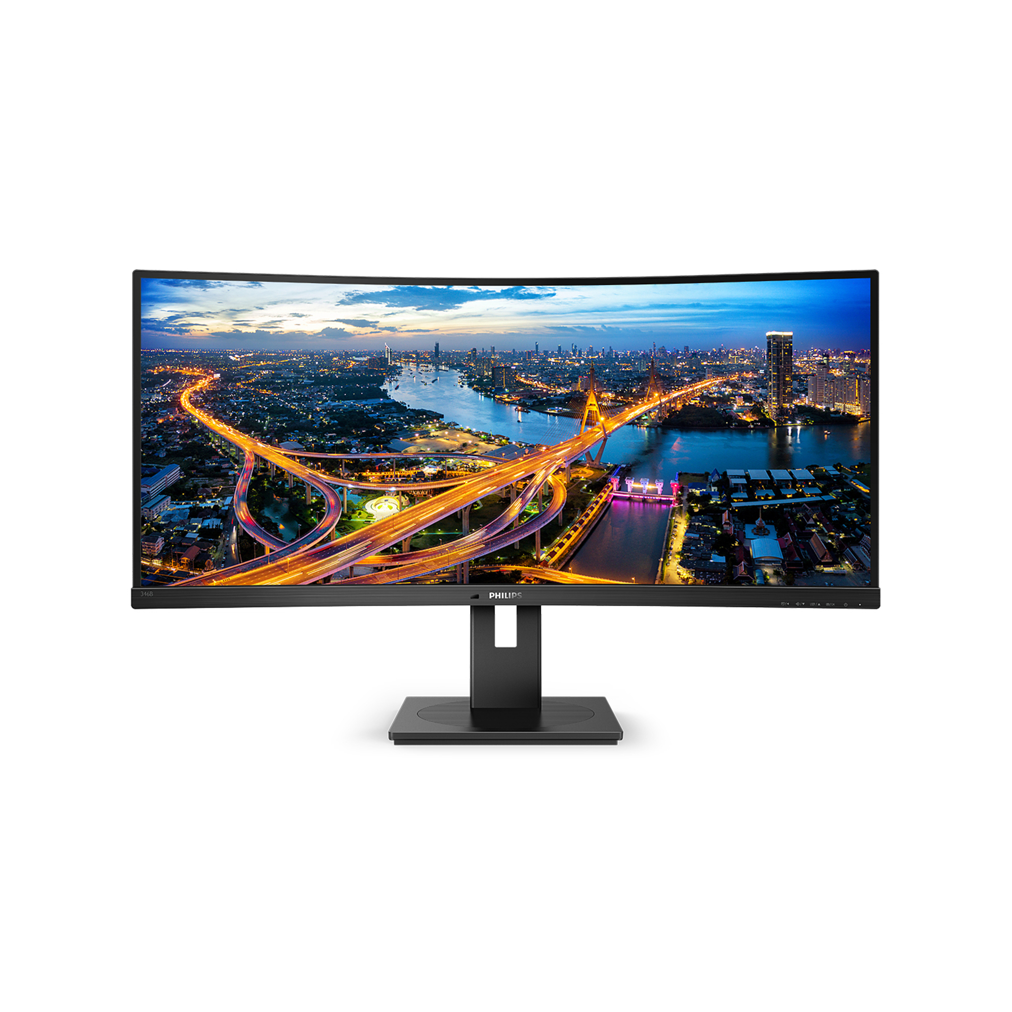 Philips B Line 346B1C/00 écran plat de PC 86,4 cm (34 ) 3440 x 1440 pixels Quad HD LCD Noir - Neuf